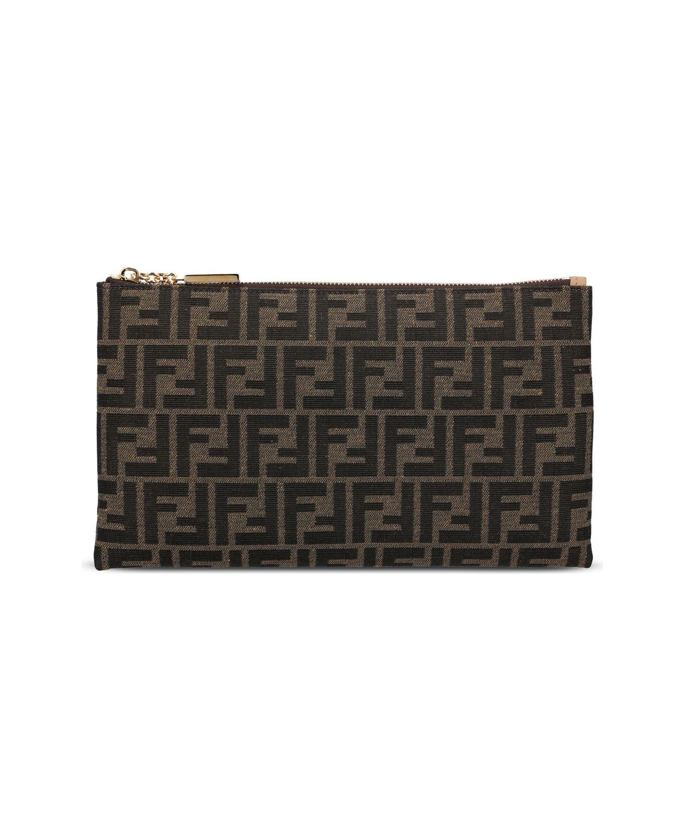 Fendi Flat Baguette Medium Pouch - Tab.mr+sand+os