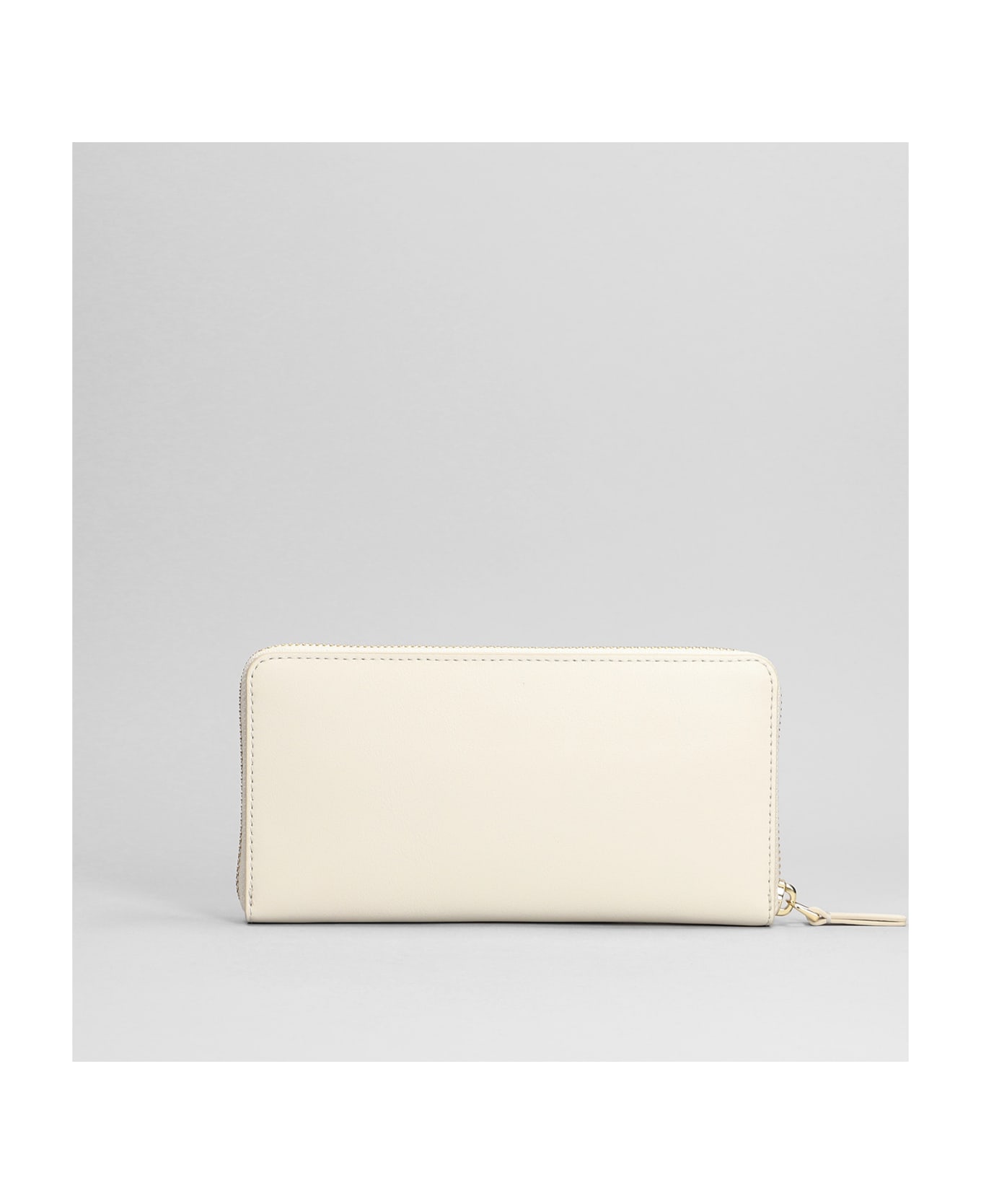 Marc Jacobs The Continental Wallet In White Leather - white