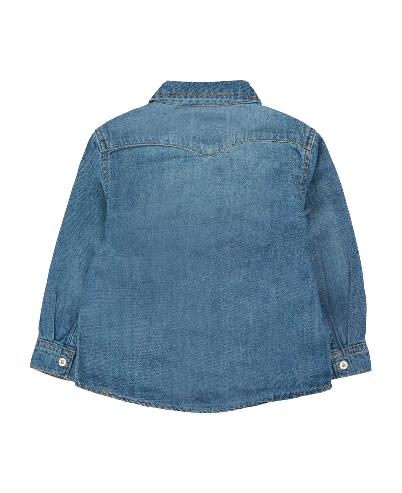 Levi's Denim Shirt For Baby Boy With Logo - Denim シャツ