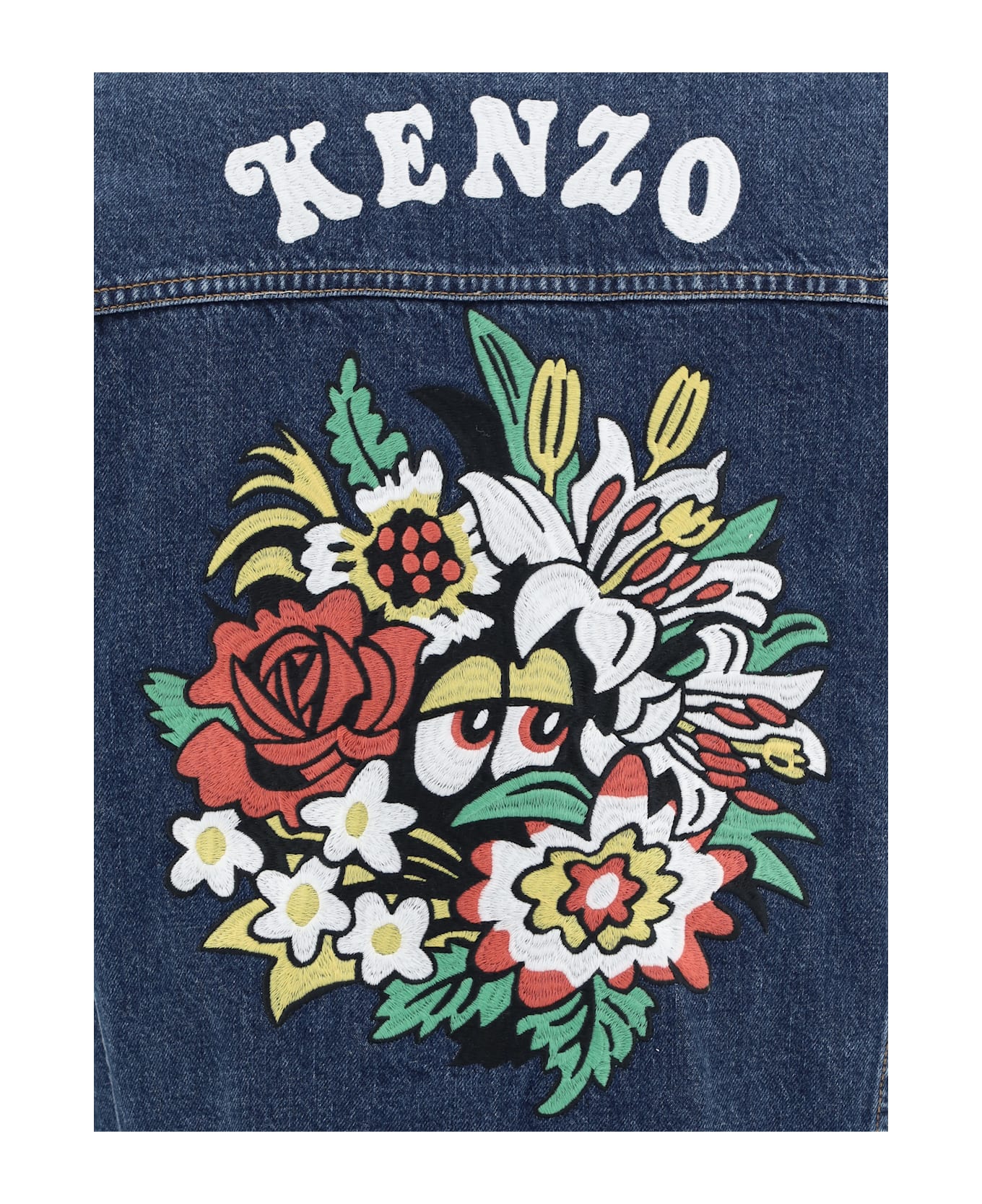 Kenzo Maxi Print Denim Jacket