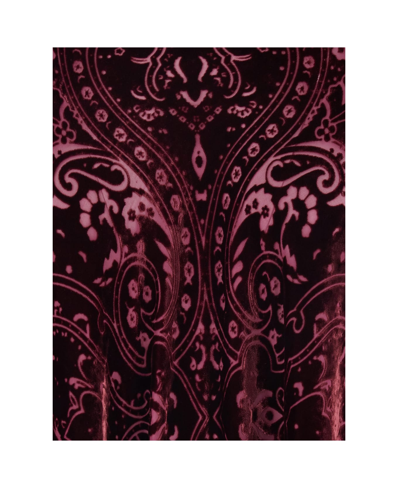 Etro Velvet Cape - Bordeaux