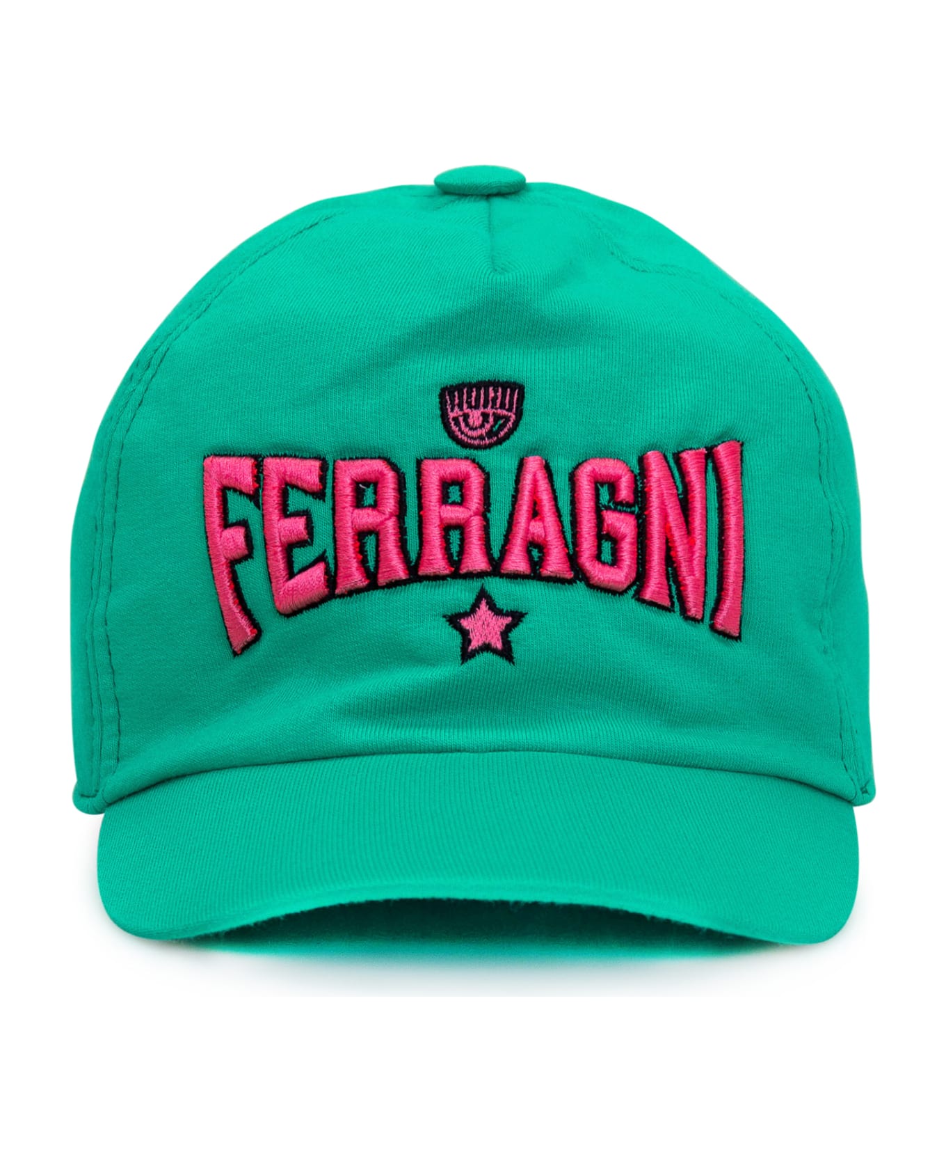 Chiara Ferragni Baseball Cap With Logo - BRIGHT GREEN 帽子