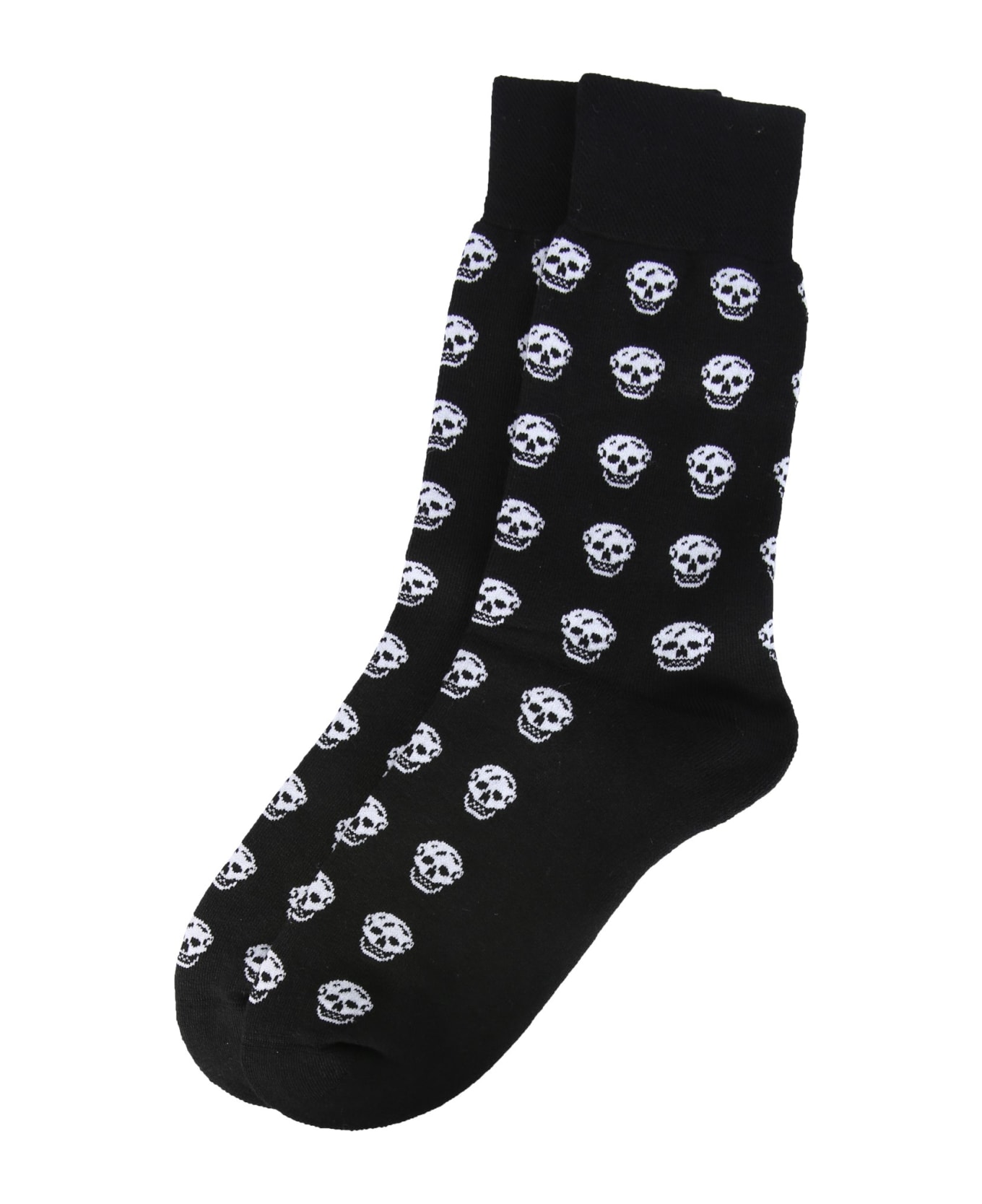 Alexander McQueen Skull Sport Socks - BLACK 靴下