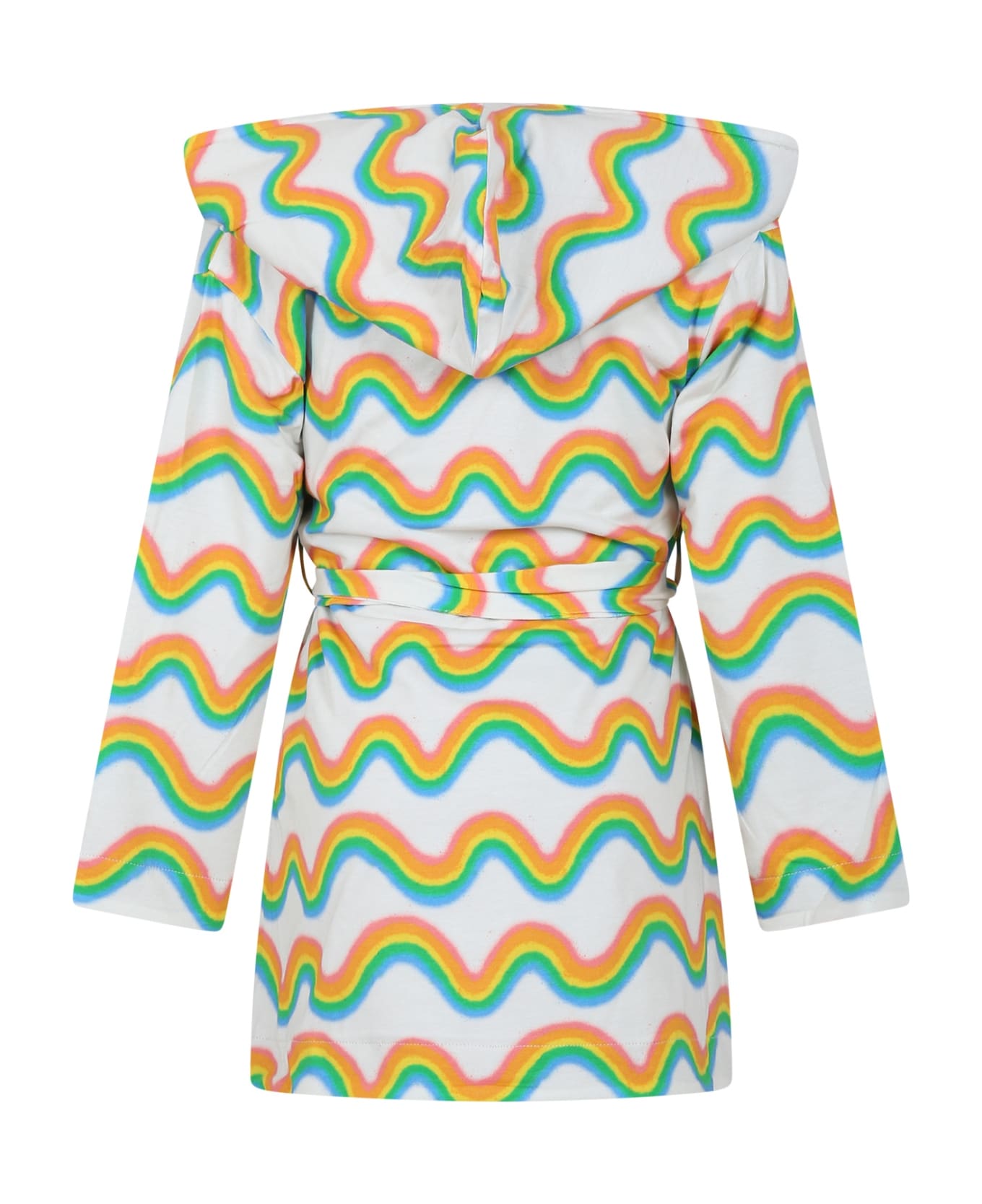 Molo Green Dressing Gown For Kids - Multicolor