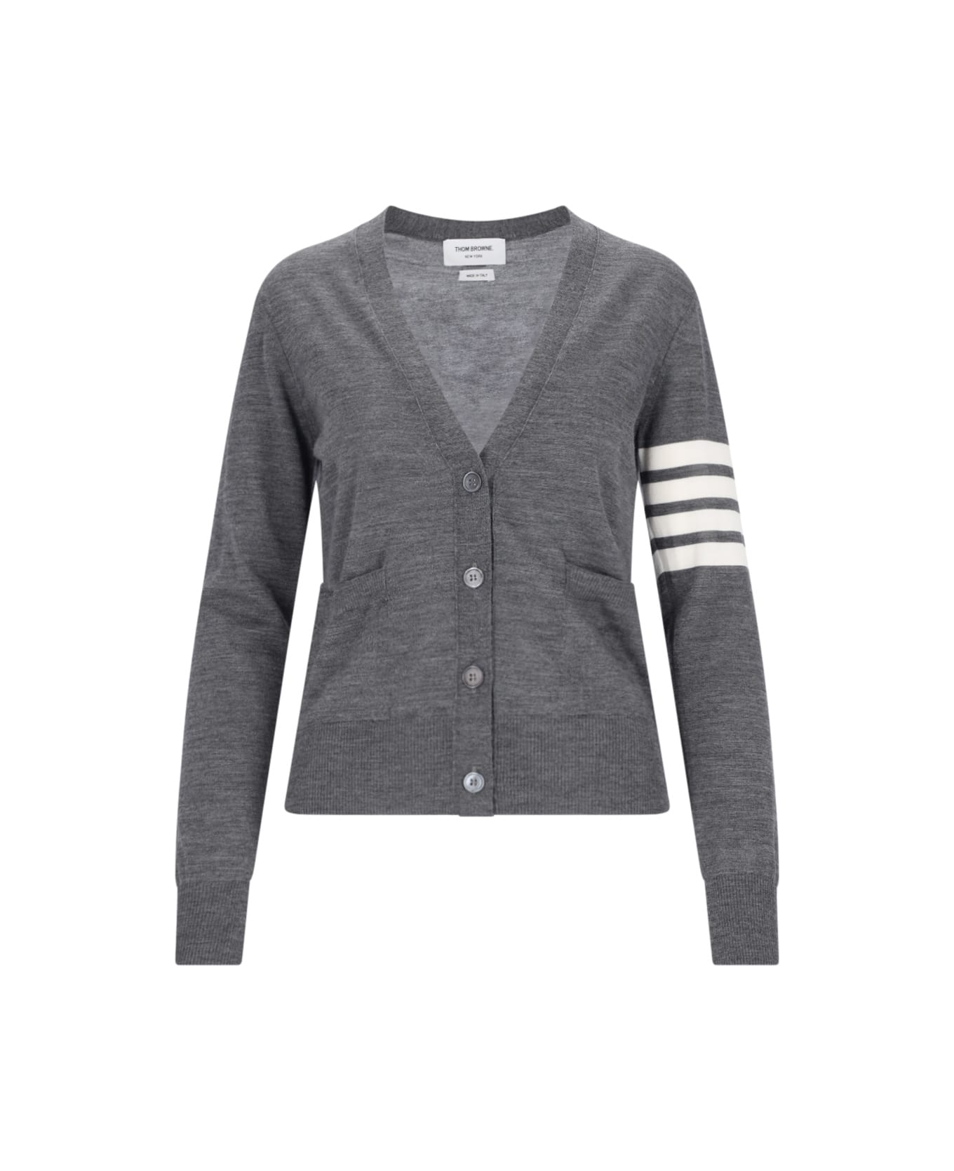 Thom Browne 
4-bar
 Cardigan - Med Grey