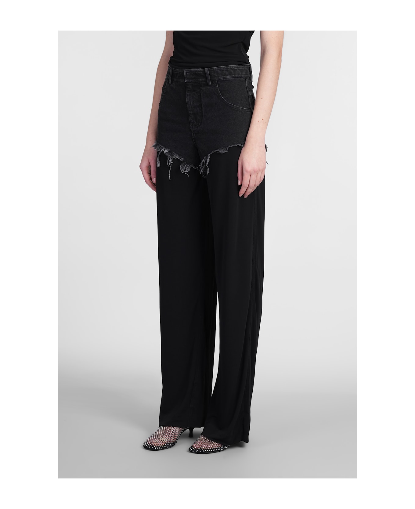 Christopher Esber Jeans In Black Cotton - black