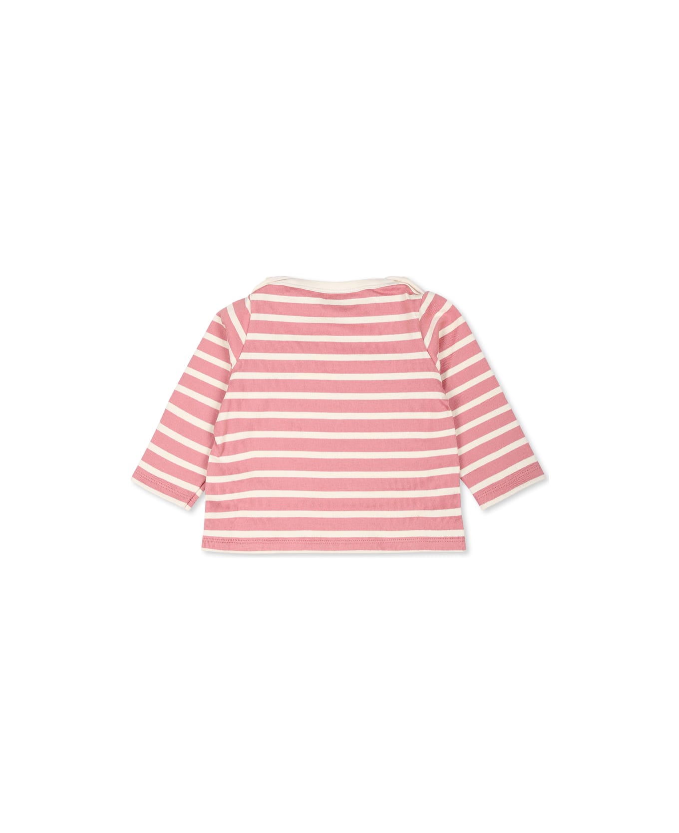 Petit Bateau Pink T-shirt For Baby Girl With Logo - Pink