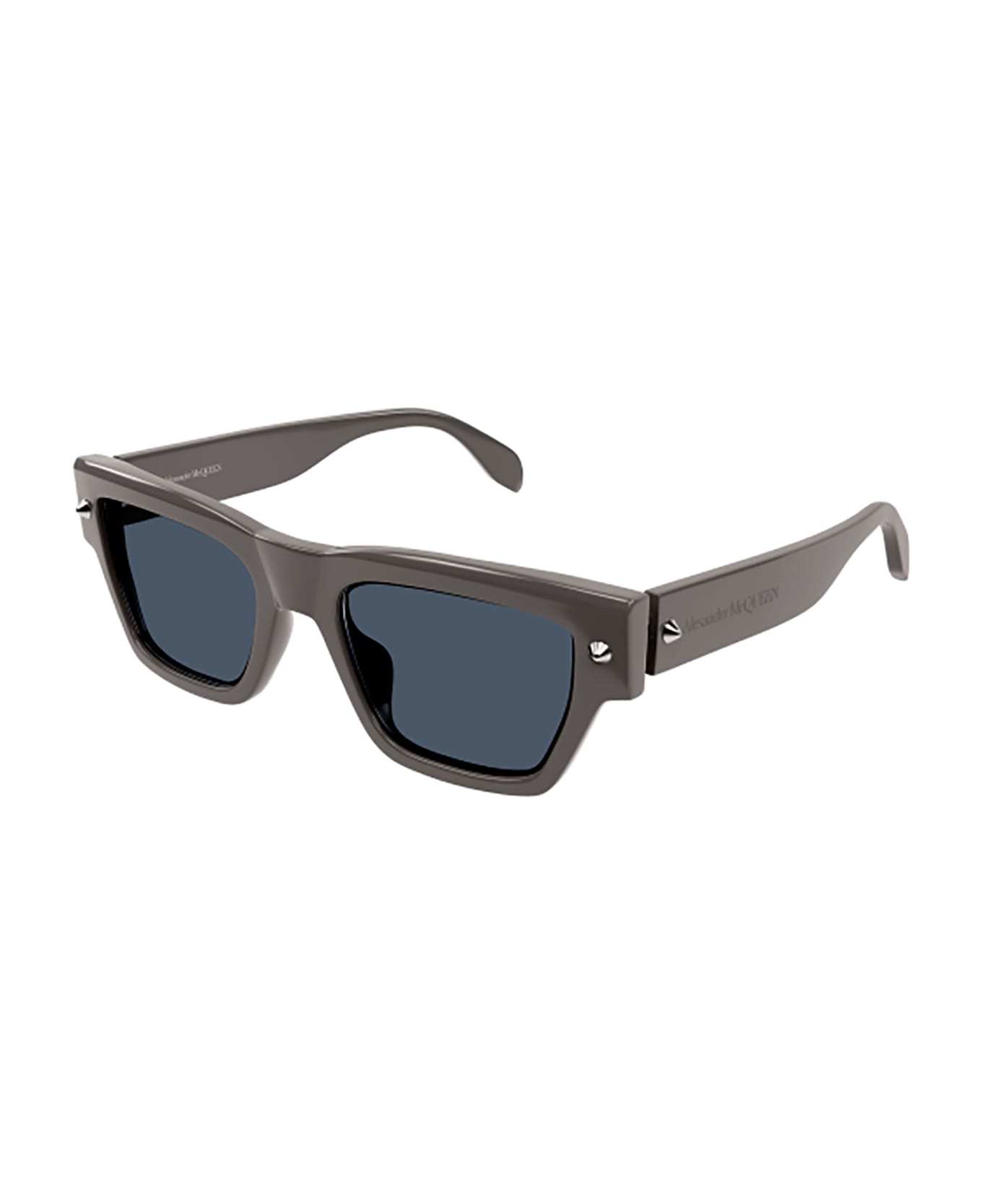 Alexander McQueen Eyewear AM0409S Sunglasses - Brown Brown Blue