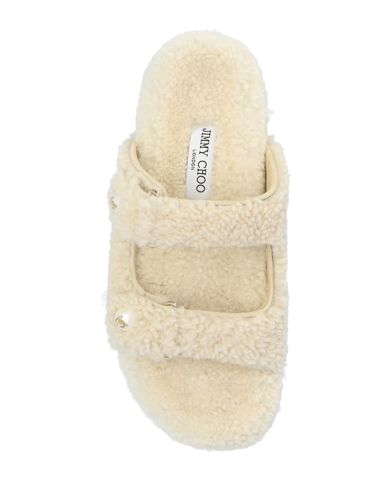 Jimmy Choo Slippers Fayence - WHITE