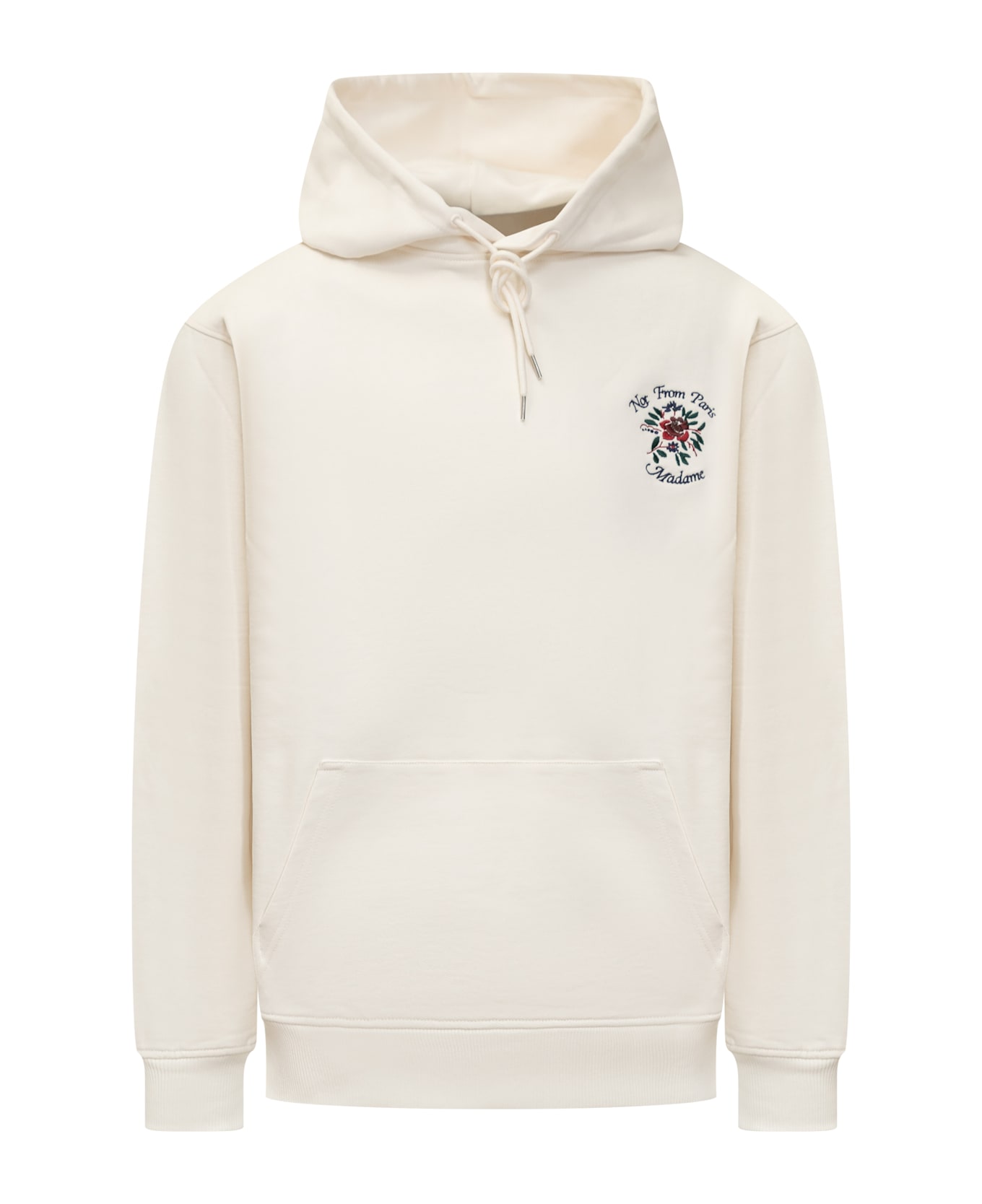 Drôle de Monsieur Le Slogan Hoodie - Cream