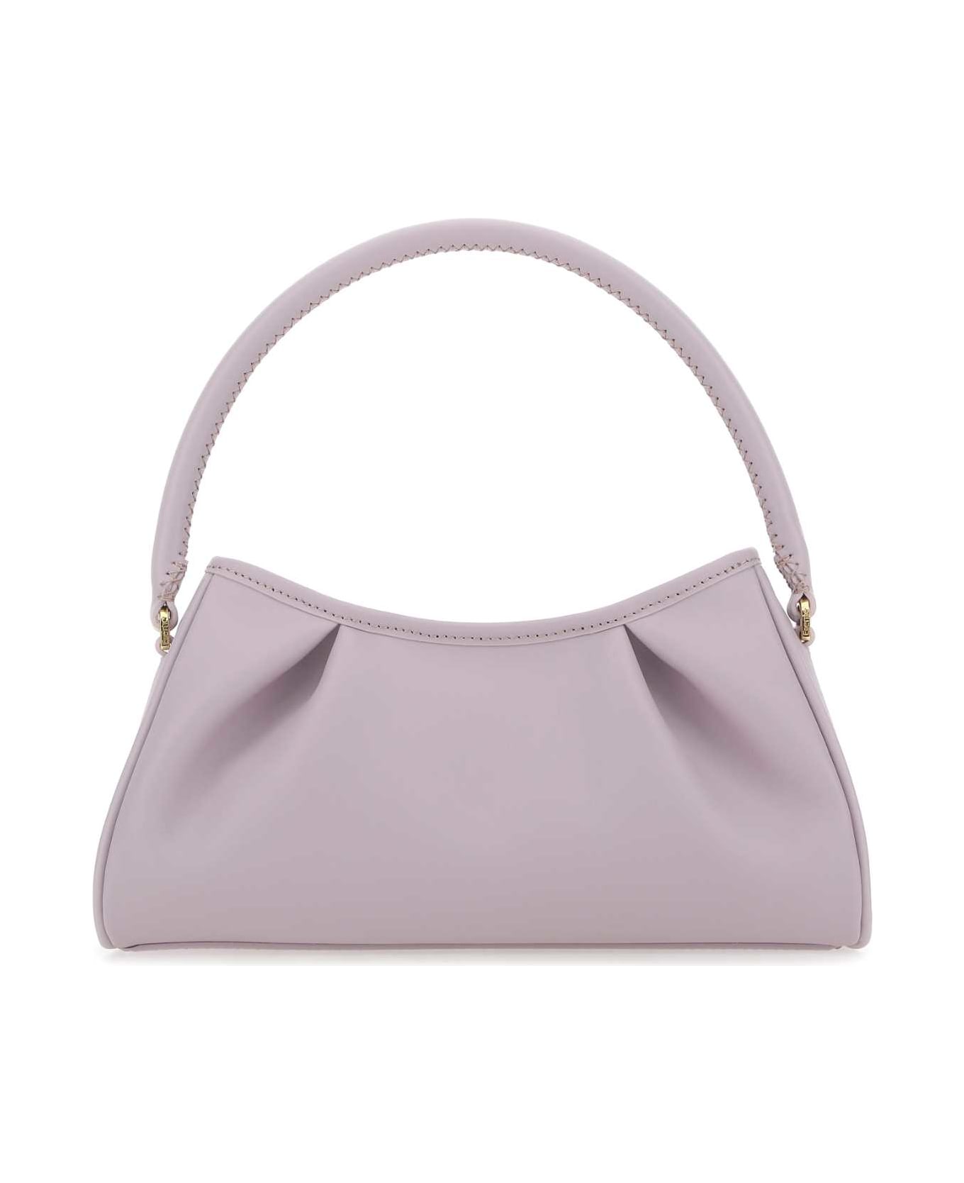 Elleme Lilac Leather Dimple Moon Shoulder Bag - HEATHER トートバッグ