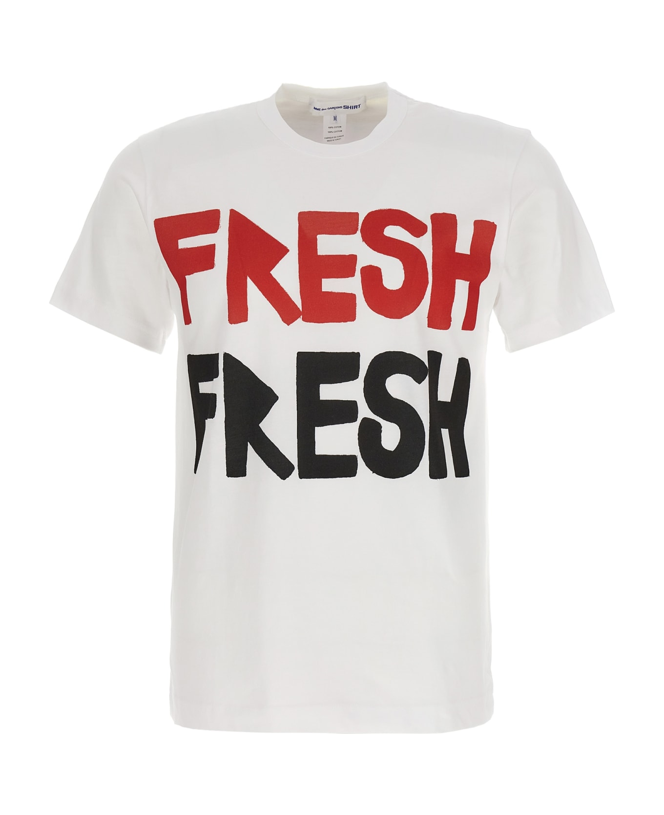 Comme des Garçons Shirt T-shirt 'fresh' X Brett Westfall - White