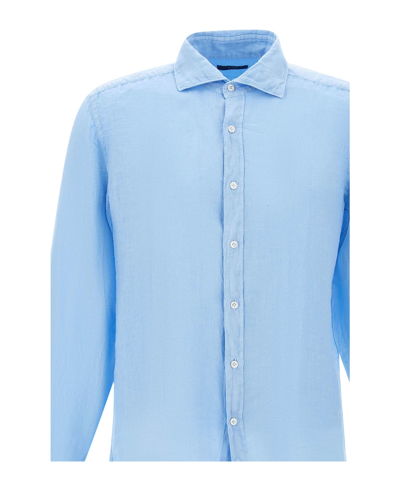 Fay Linen Shirt - LIGHT BLUE