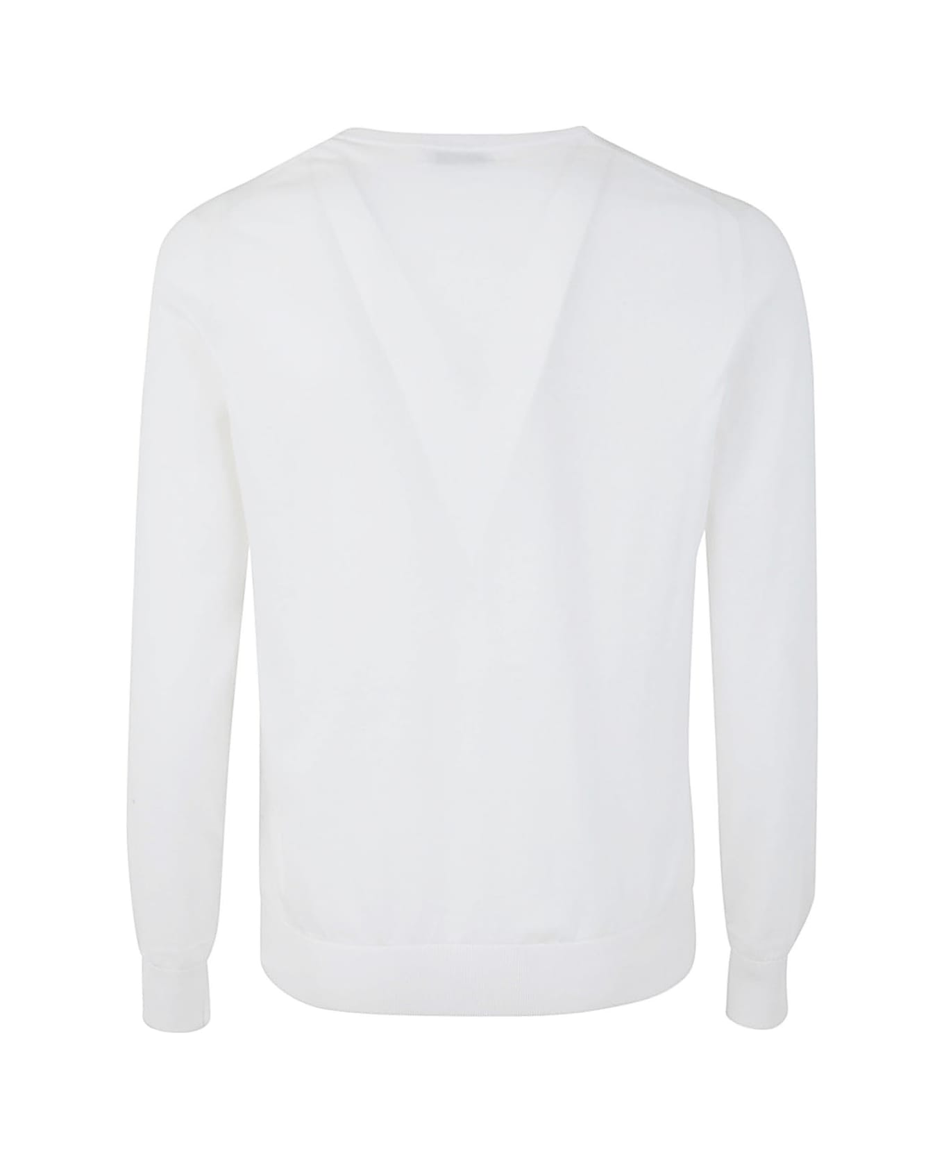 Ballantyne V Neck Pullover - Optical White