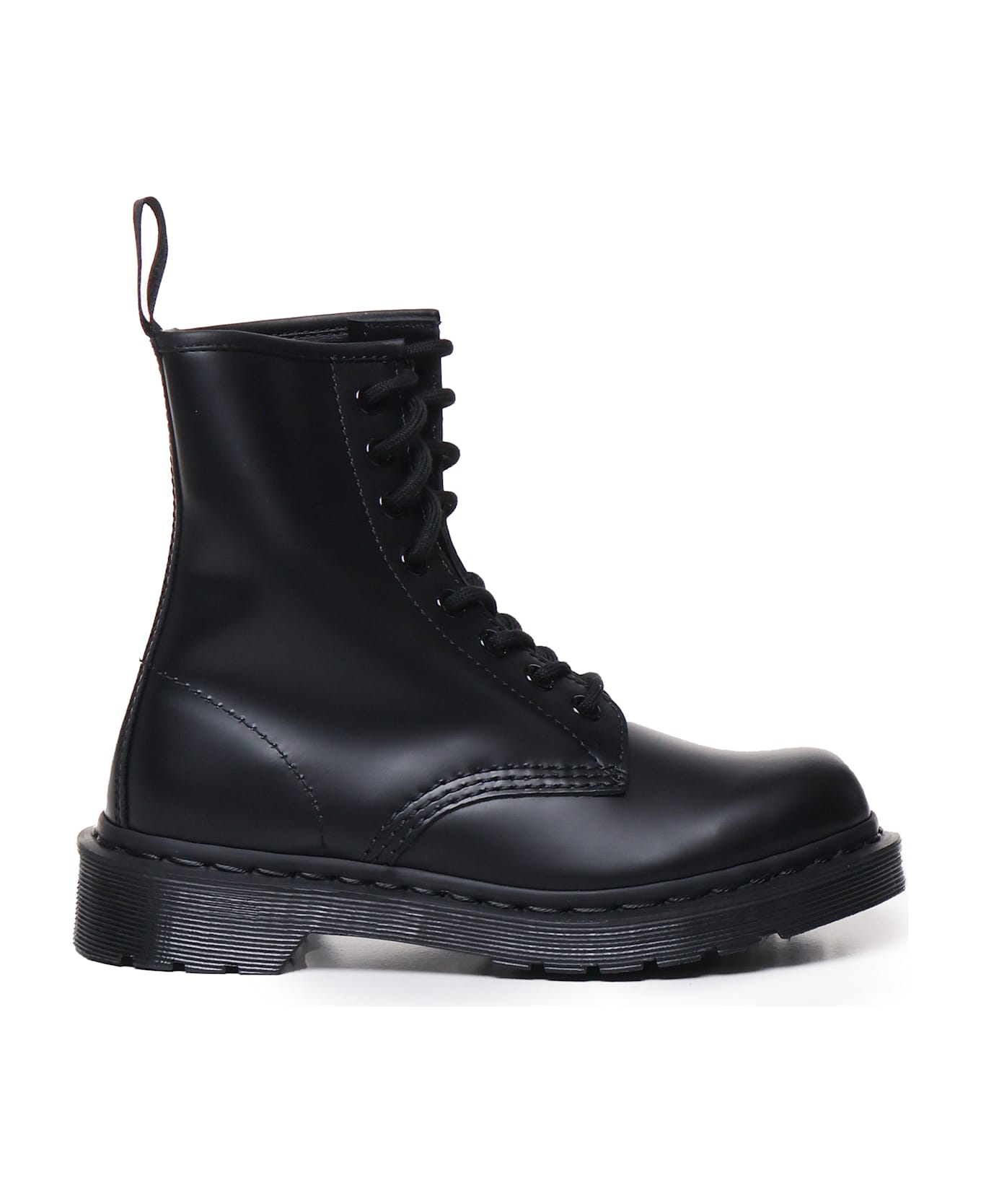 Dr. Martens Mono 1460 Leather Boots - Black Smooth