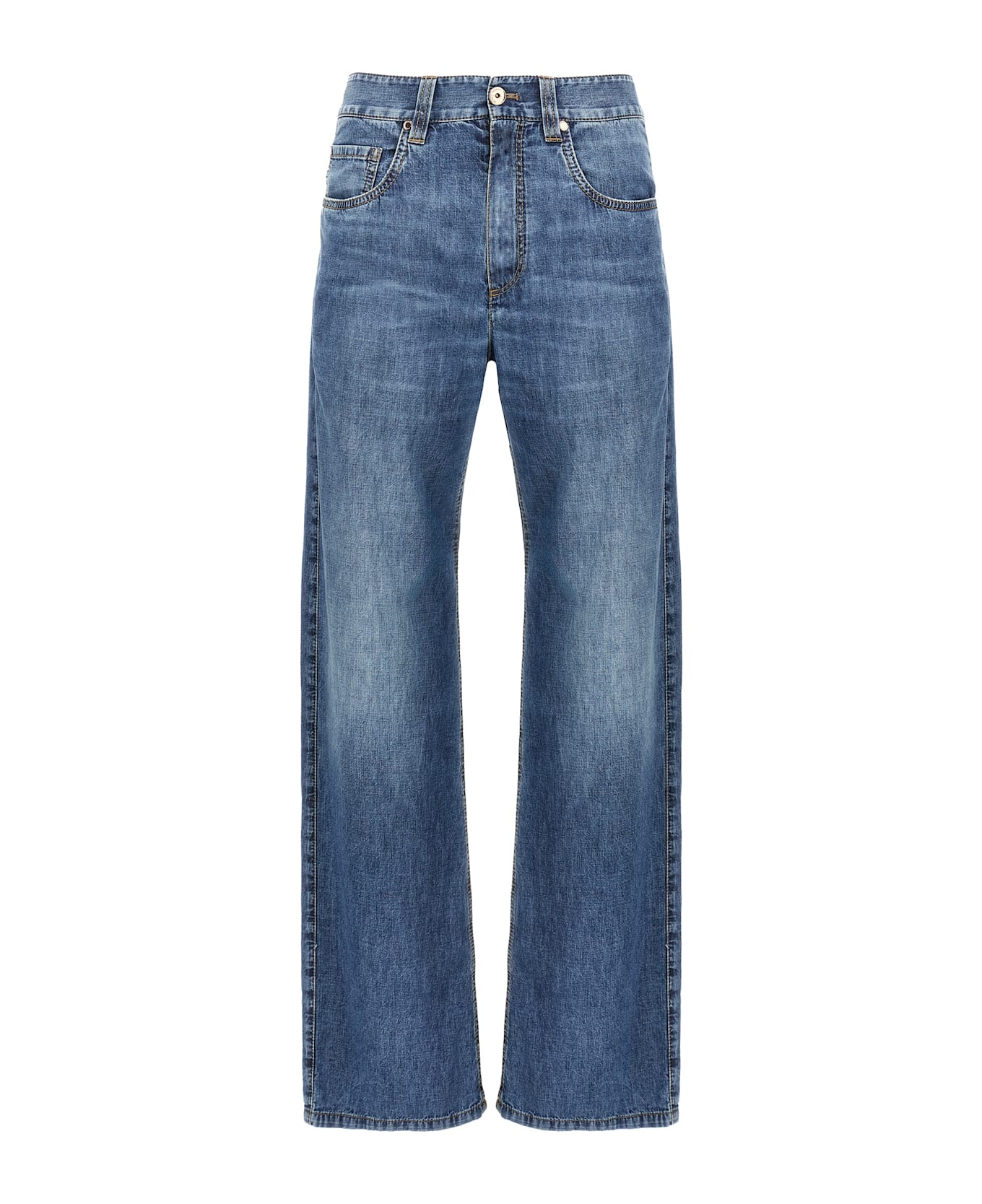 Brunello Cucinelli Straight Jeans - Blue