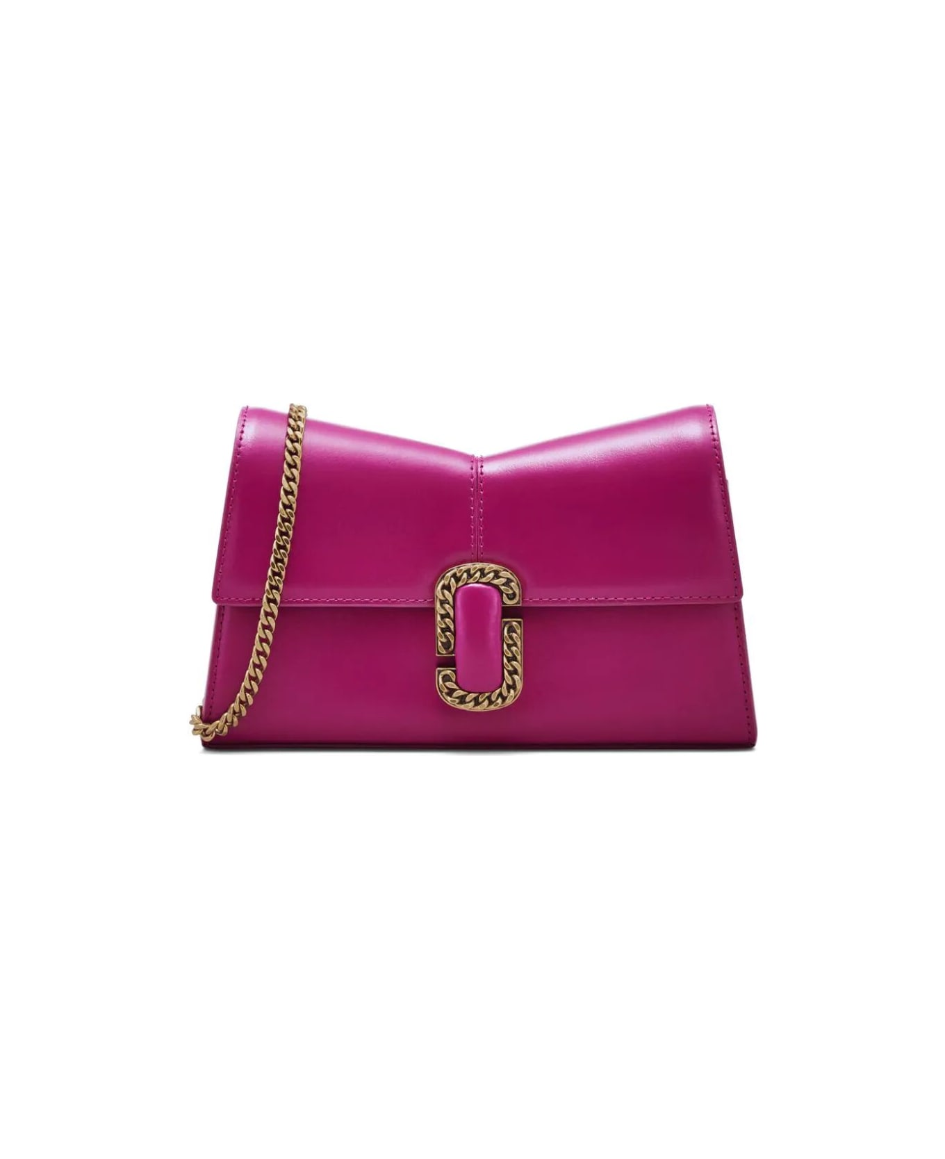 Marc Jacobs The St. Marc Chain Wallet - Lipstick Pink