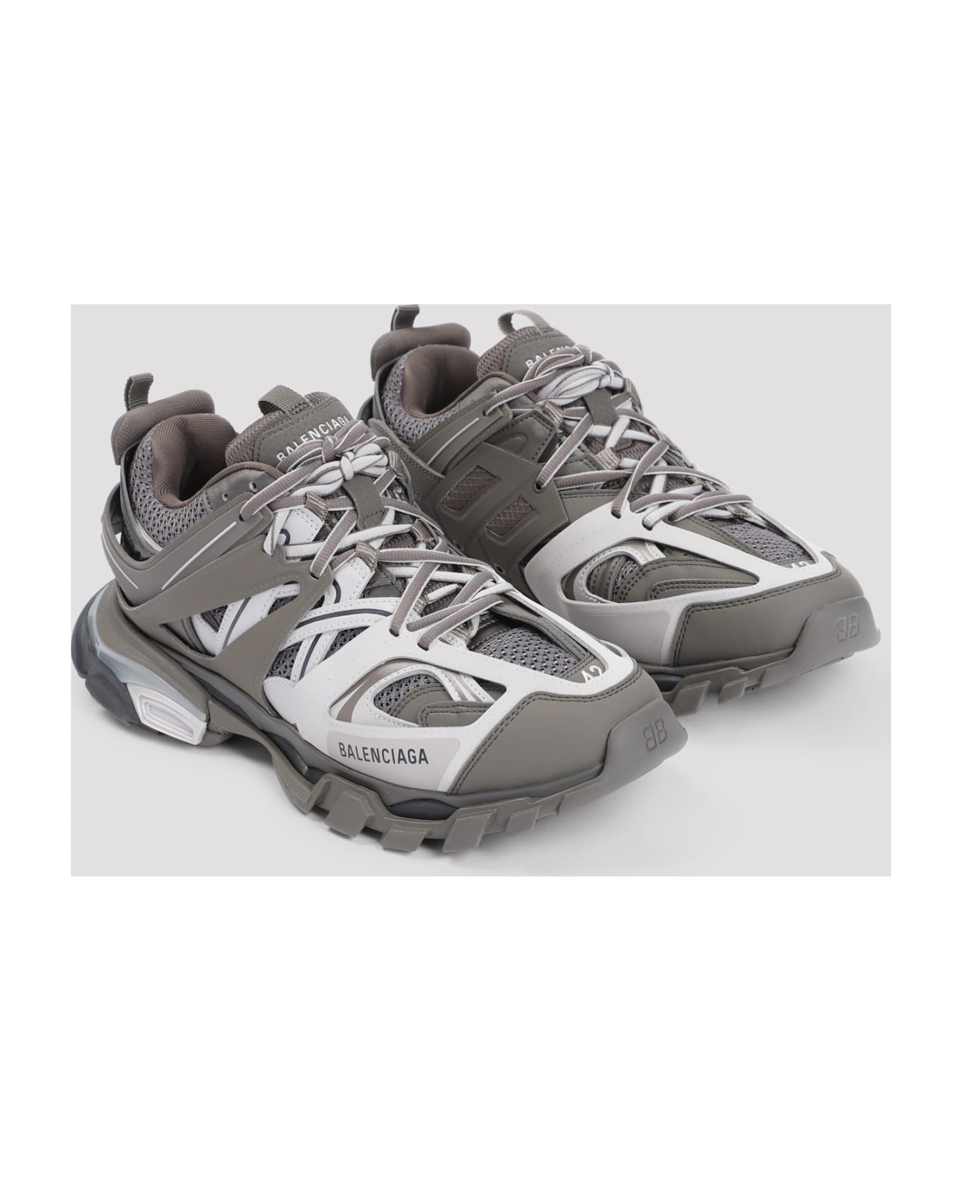 Balenciaga Multicolor Track Sneakers - Brown Mix