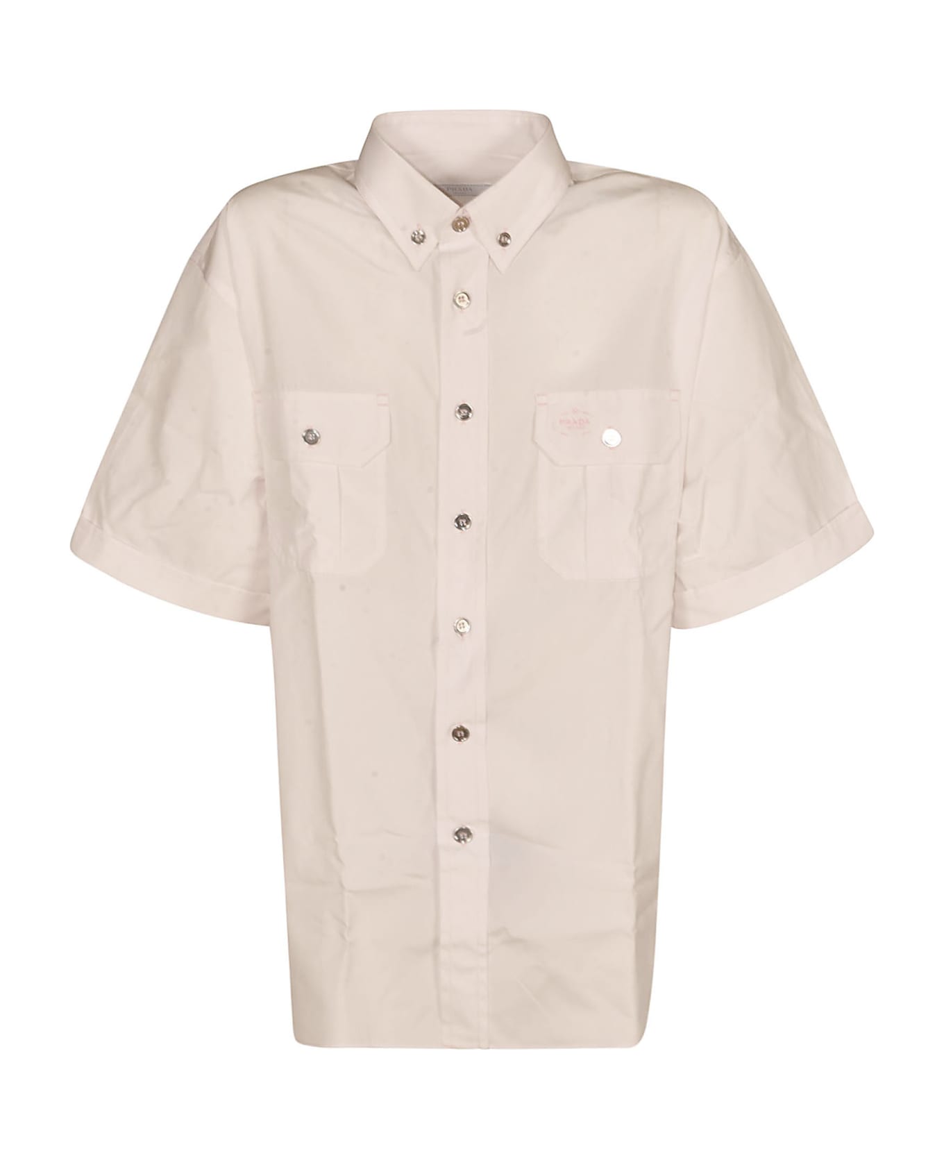 Prada Short-sleeve Button-up Shirt - Petalo