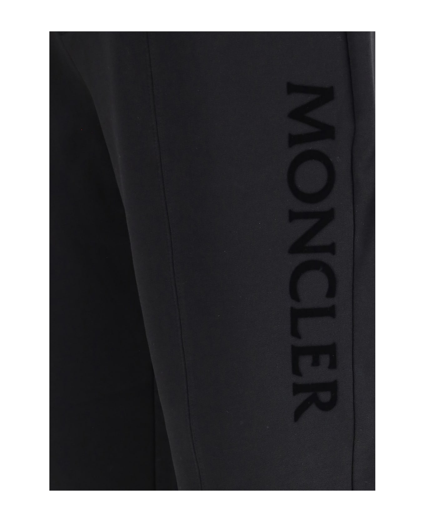 Moncler Cotton Sweatpants - BLACK