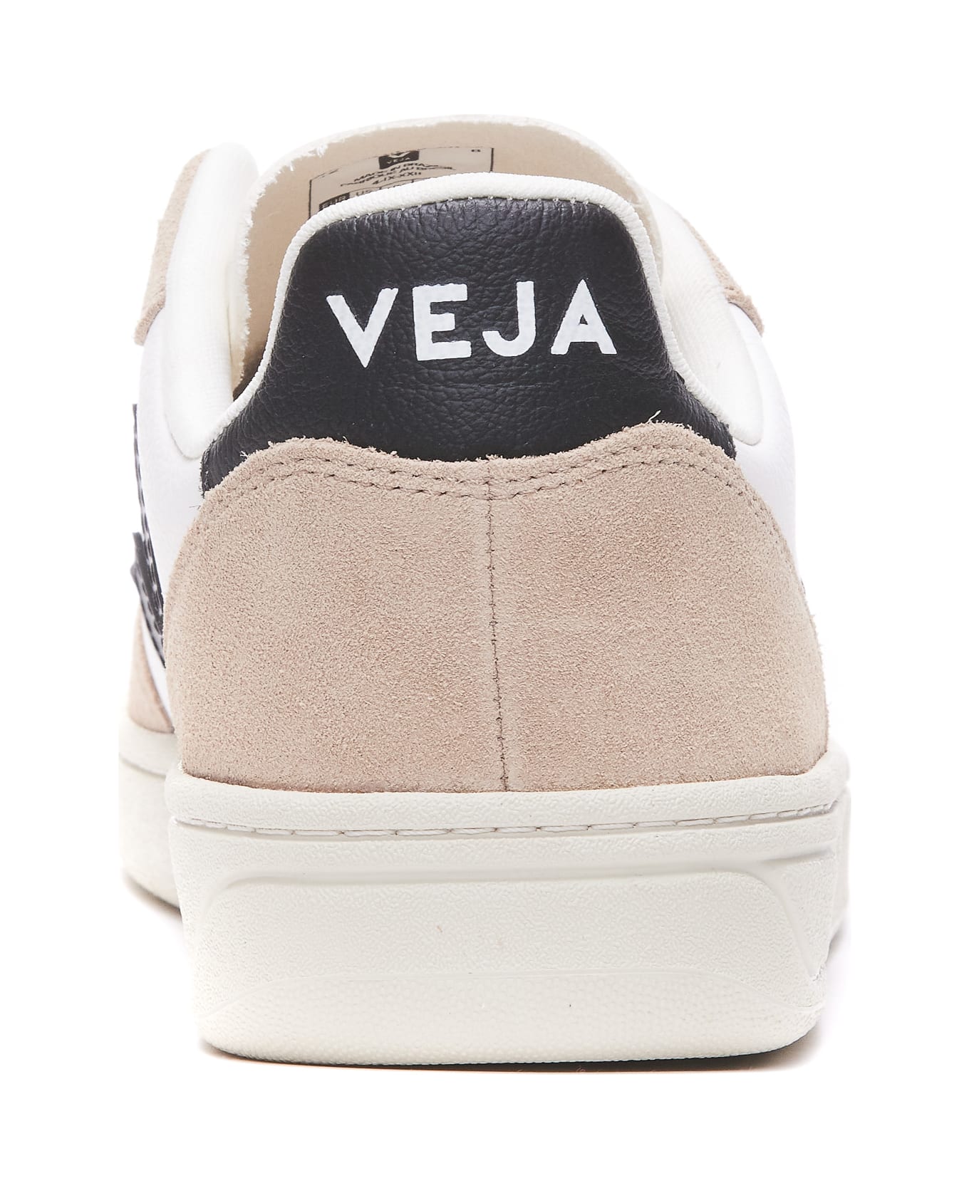 Veja V-10 Sneakers - Extra White Black Sahara