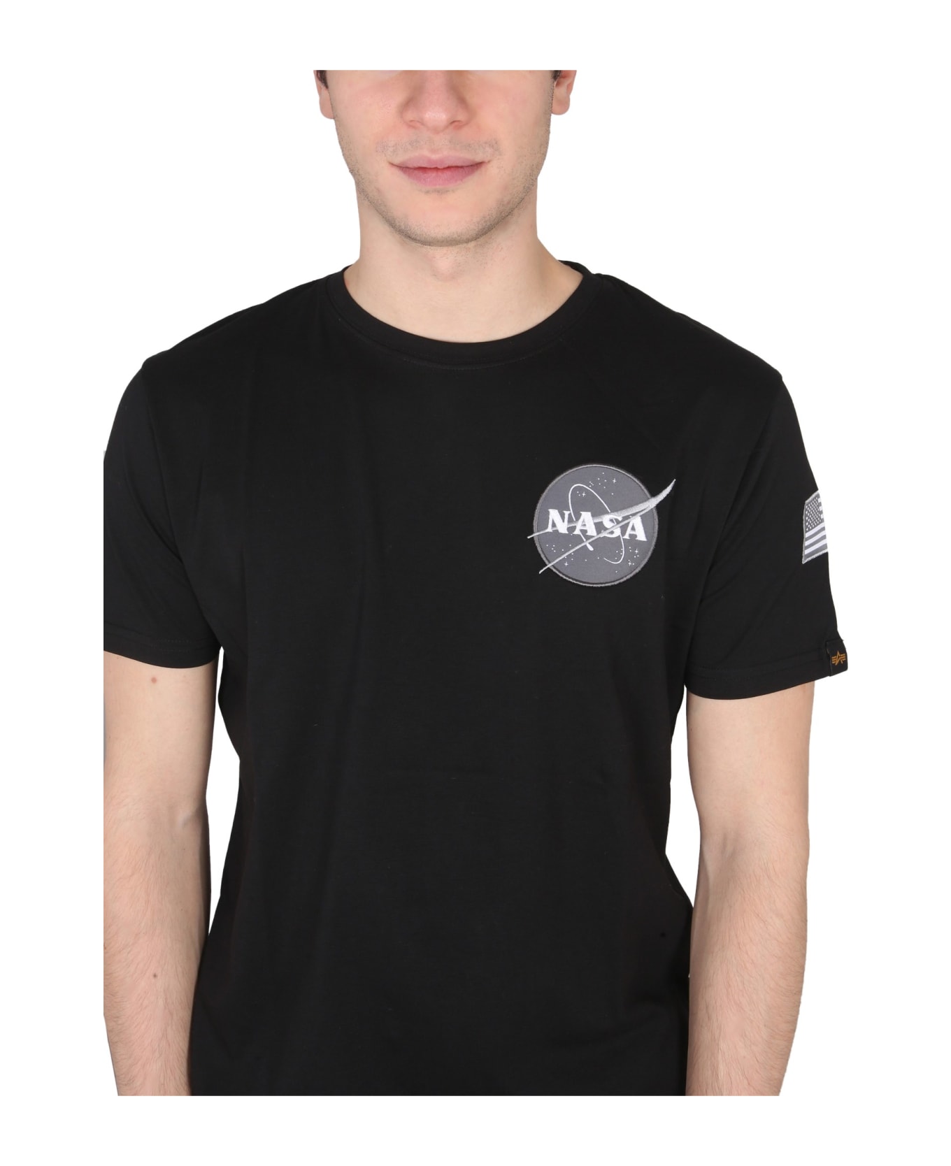 Alpha Industries Space Shuttle T-shirt - BLACK
