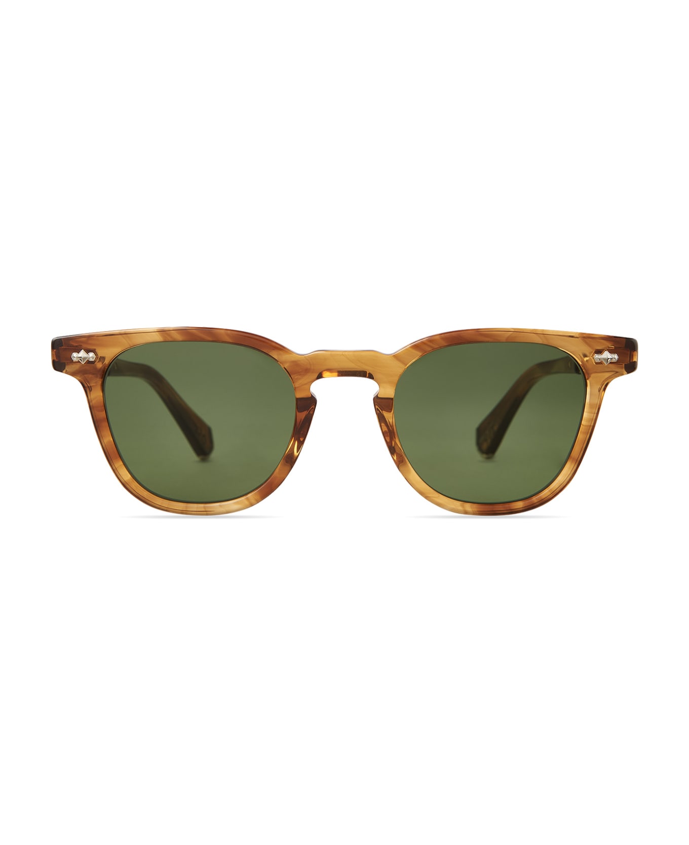 Mr. Leight Dean S Marbled Rye-white Gold Sunglasses - Marbled Rye-White Gold