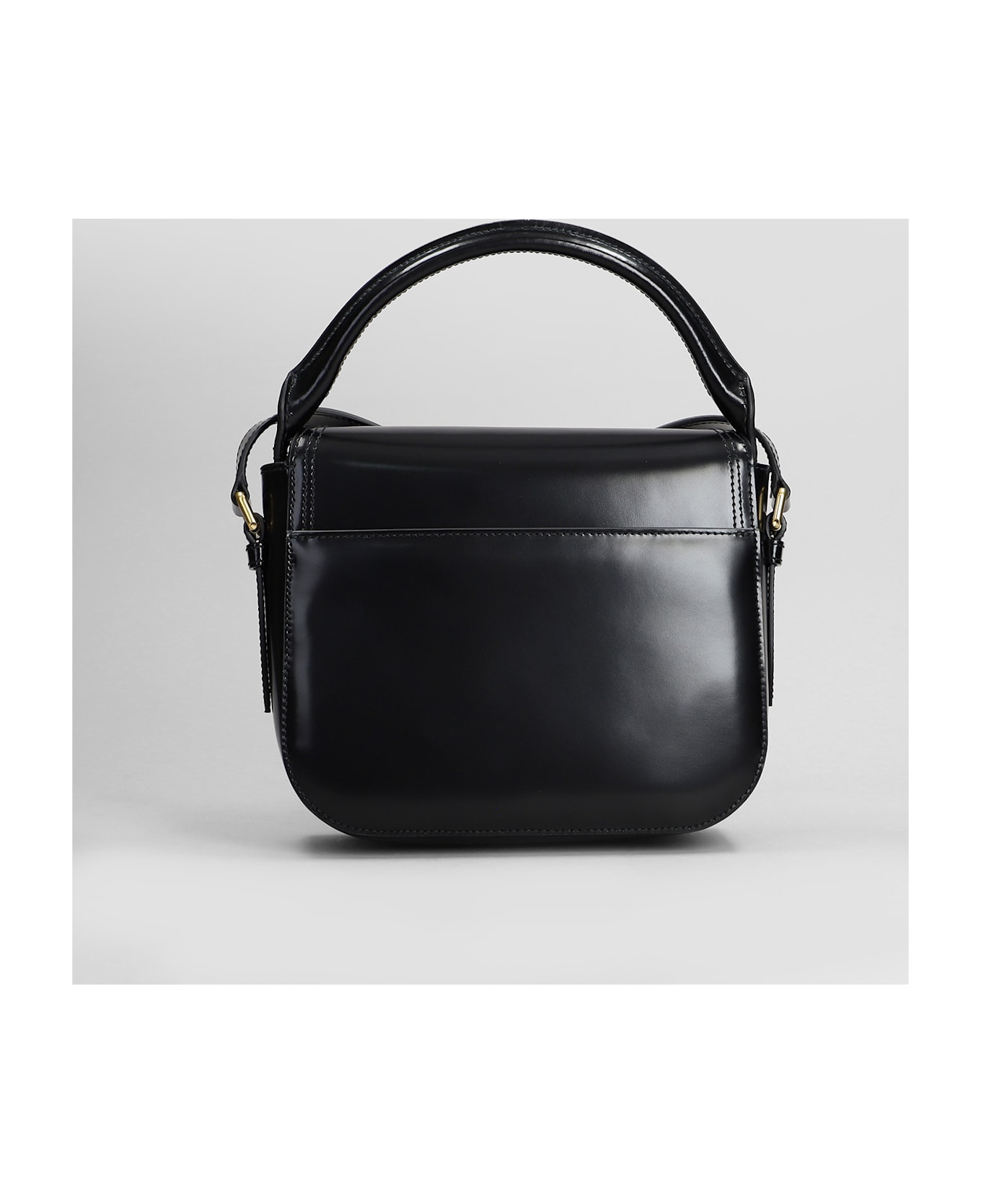 Bally Beckett Flap S Horse Hand Bag - black