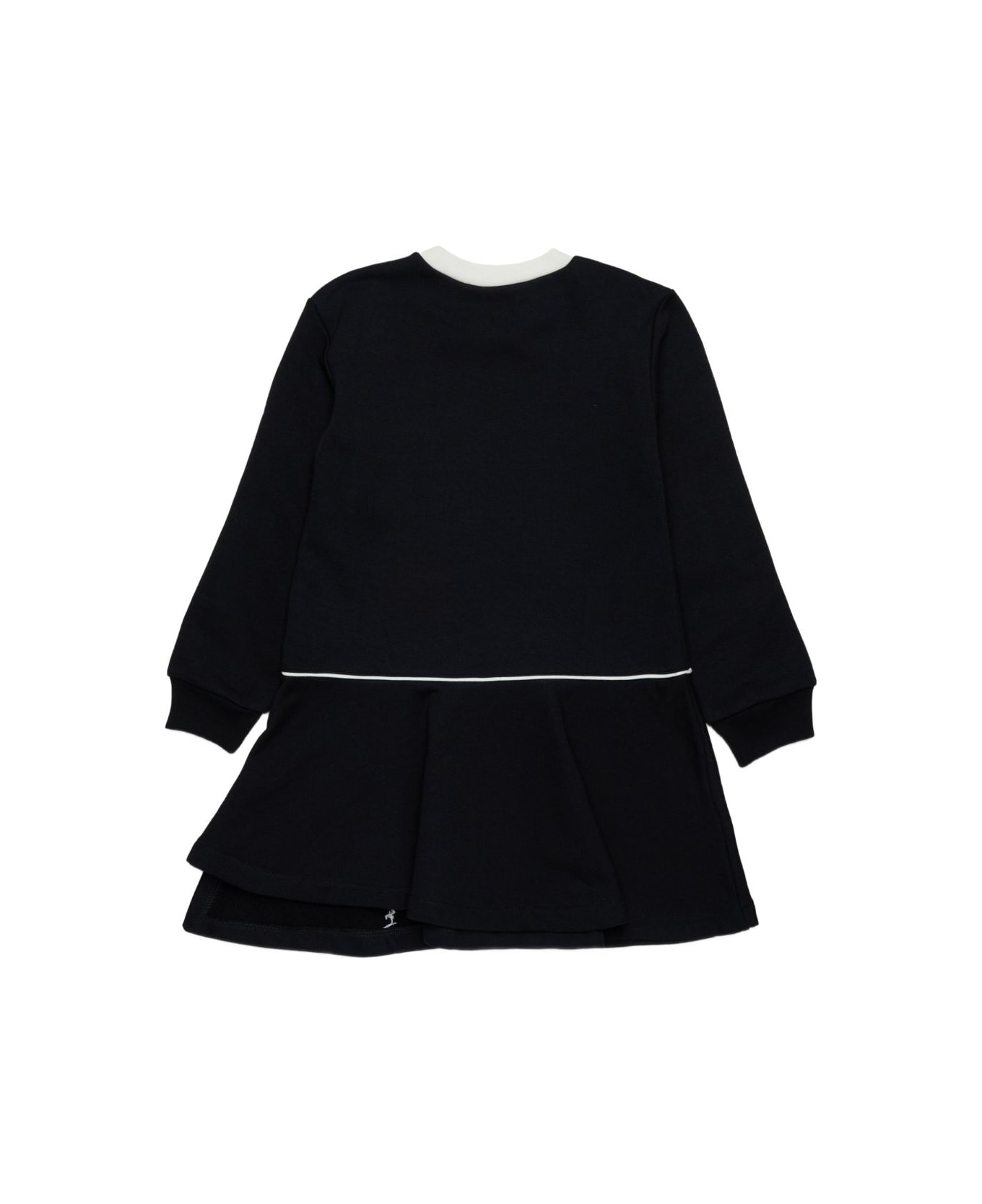 Marni Kids Dress With Embroidered Logo - Black