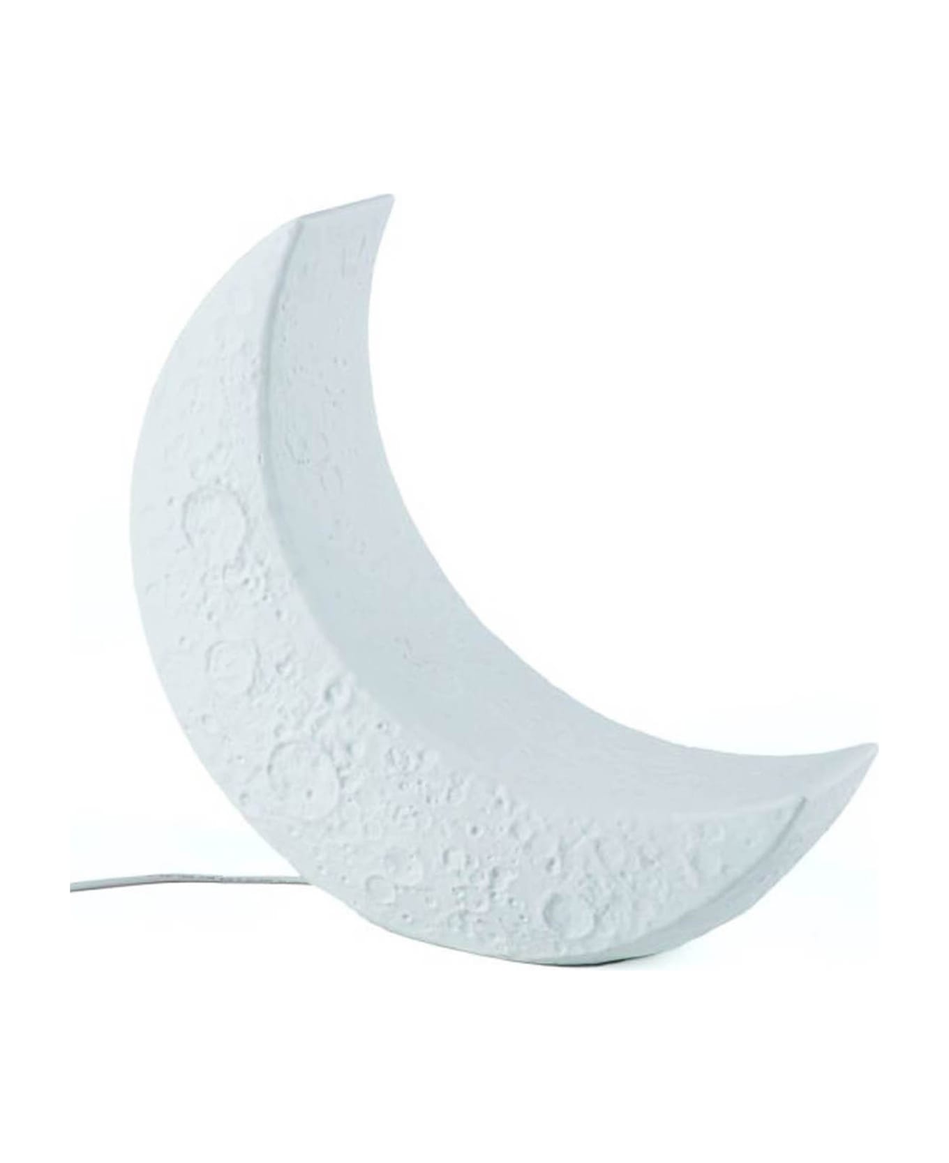 Seletti X Marcantonio 'my Tiny Moon' Lamp - White
