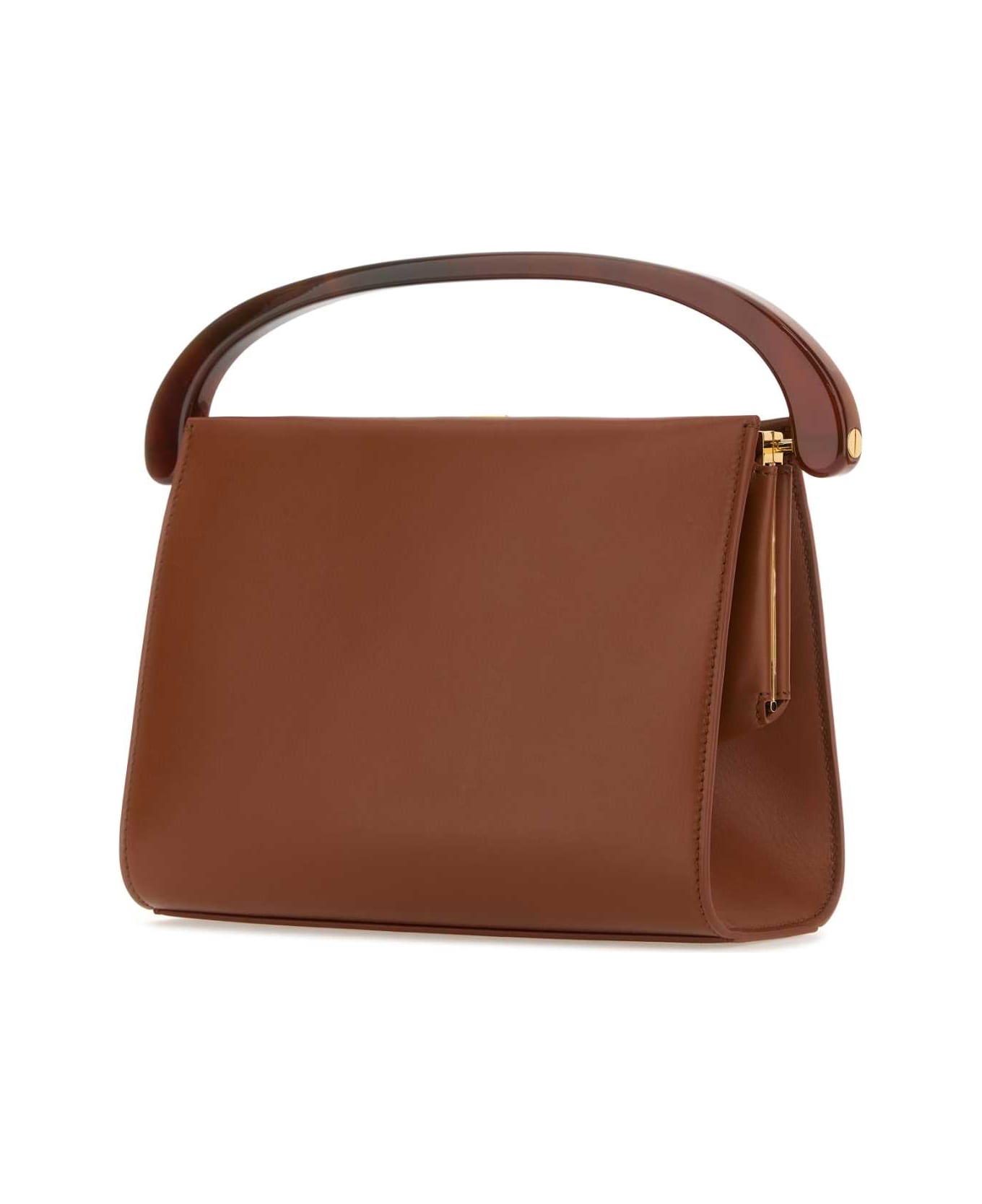 Dries Van Noten Caramel Leather Handbag - TAN