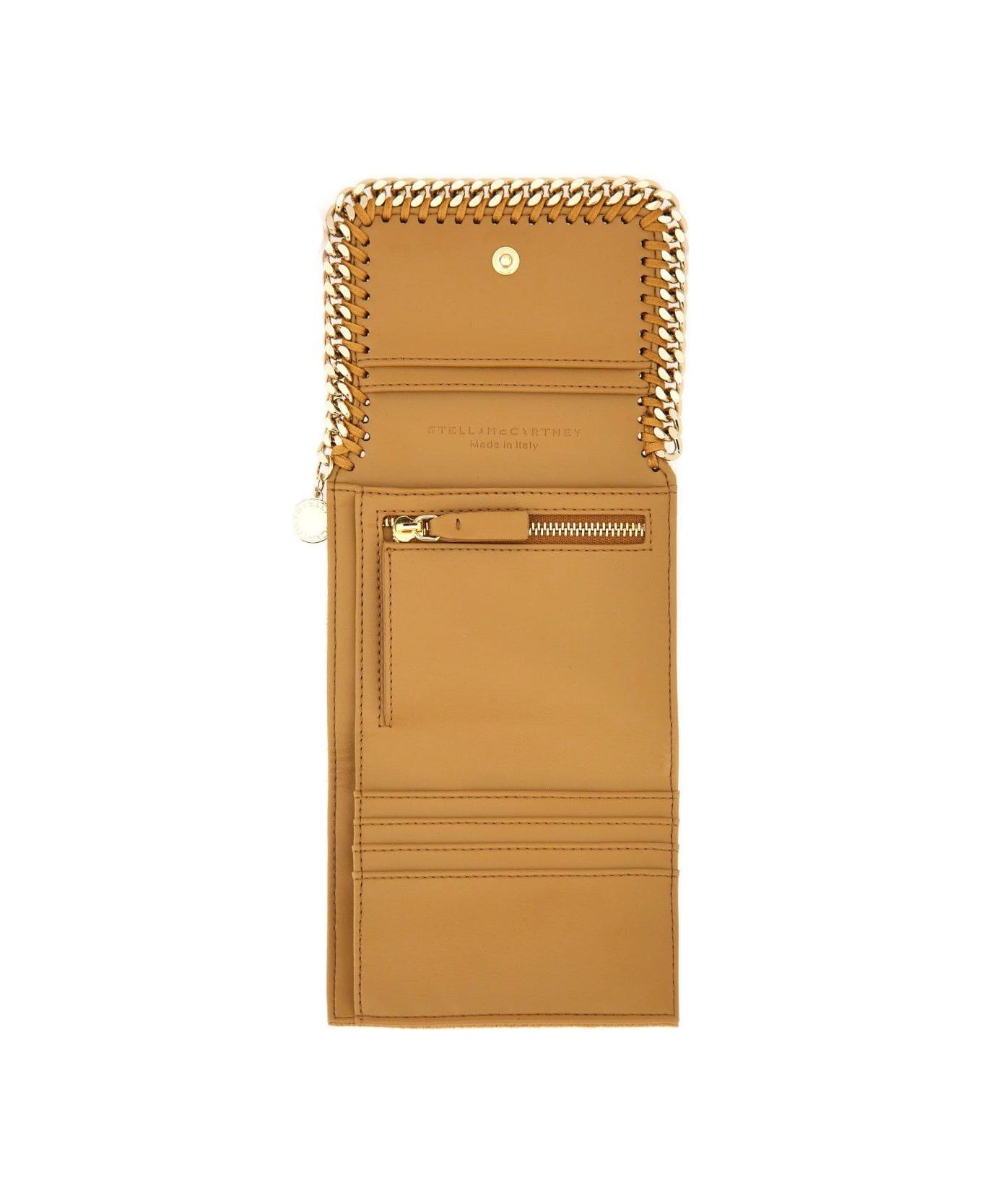 Stella McCartney Falabella Tri-fold Wallet - Amber
