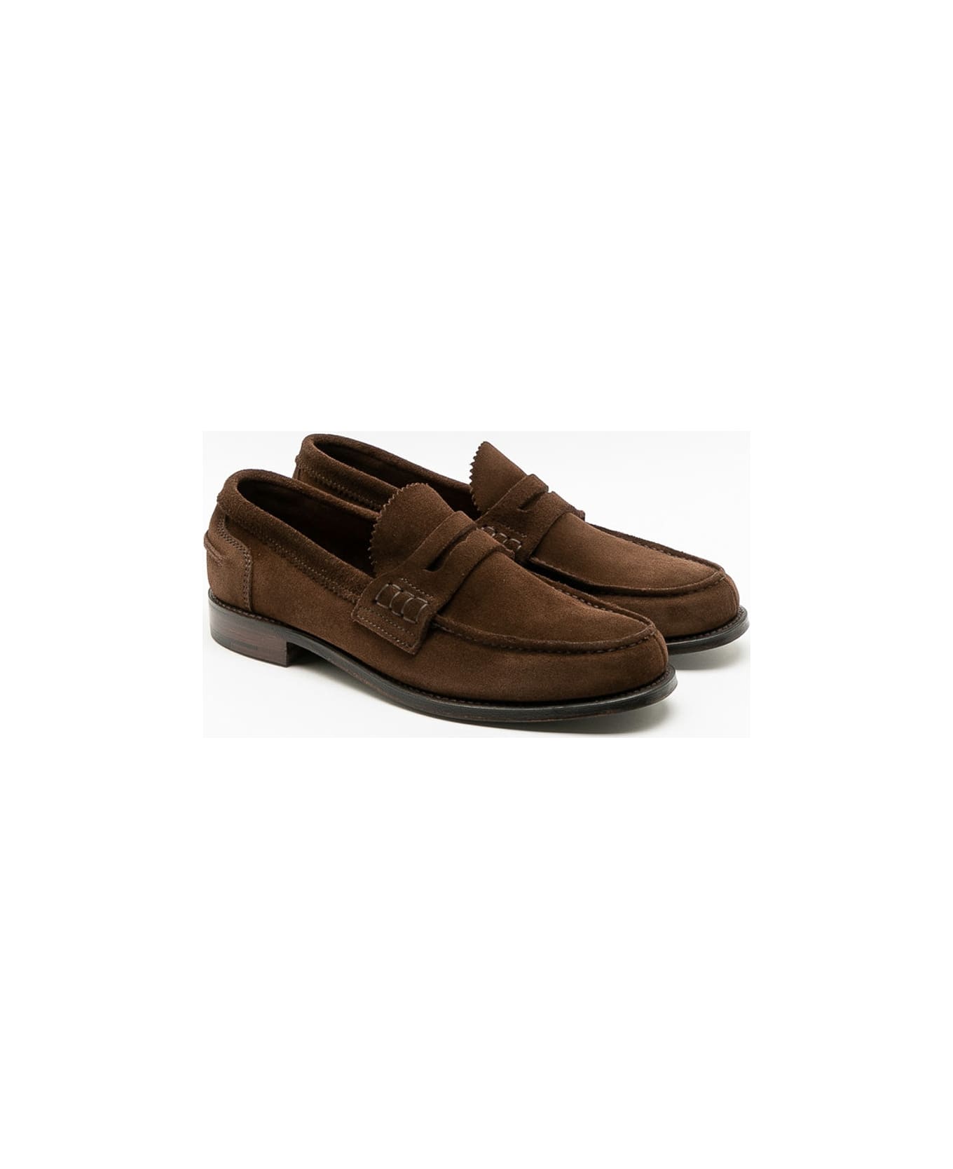 Cheaney Plough Suede Loafer - Marrone