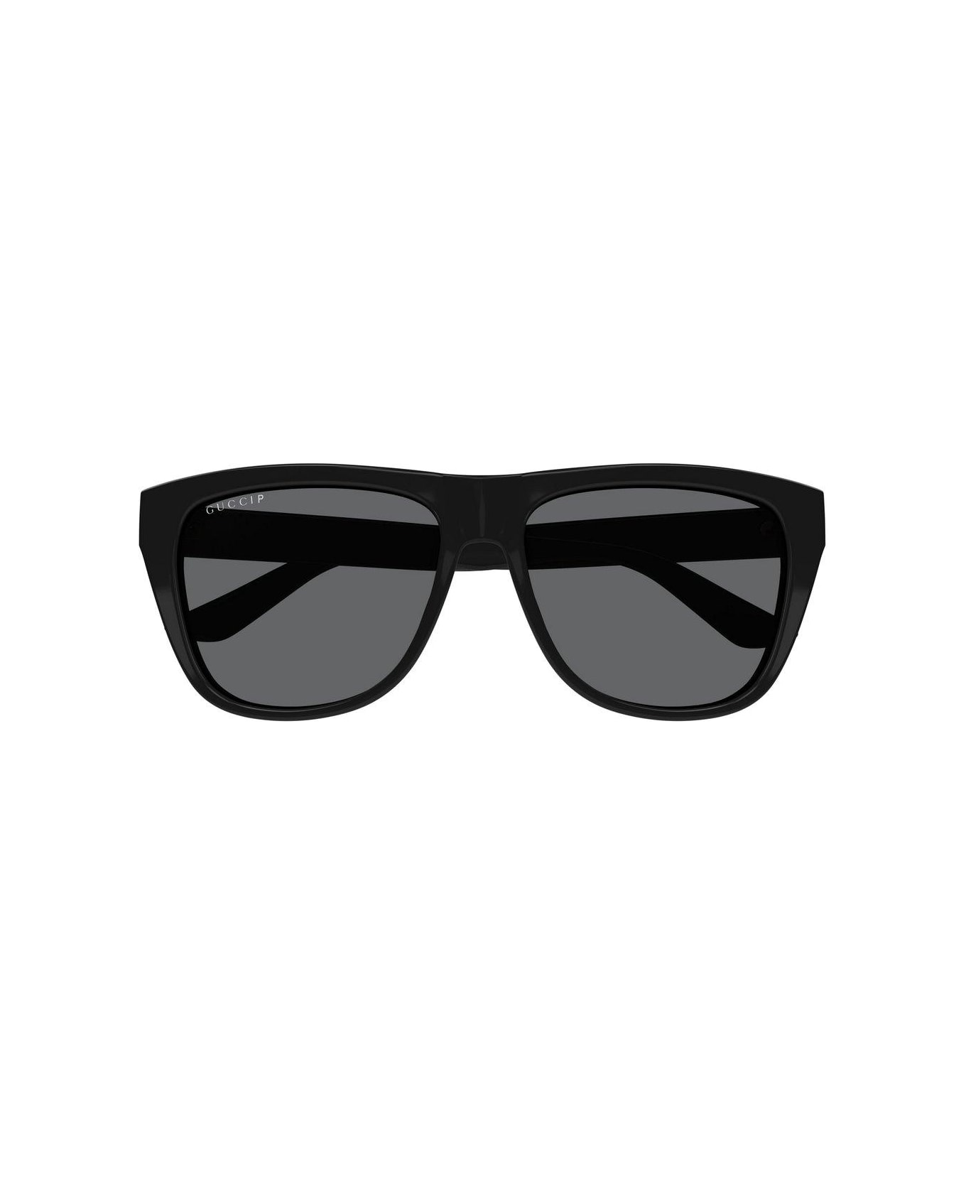 Gucci Eyewear Aviator Frame Sunglasses - 002 black black grey