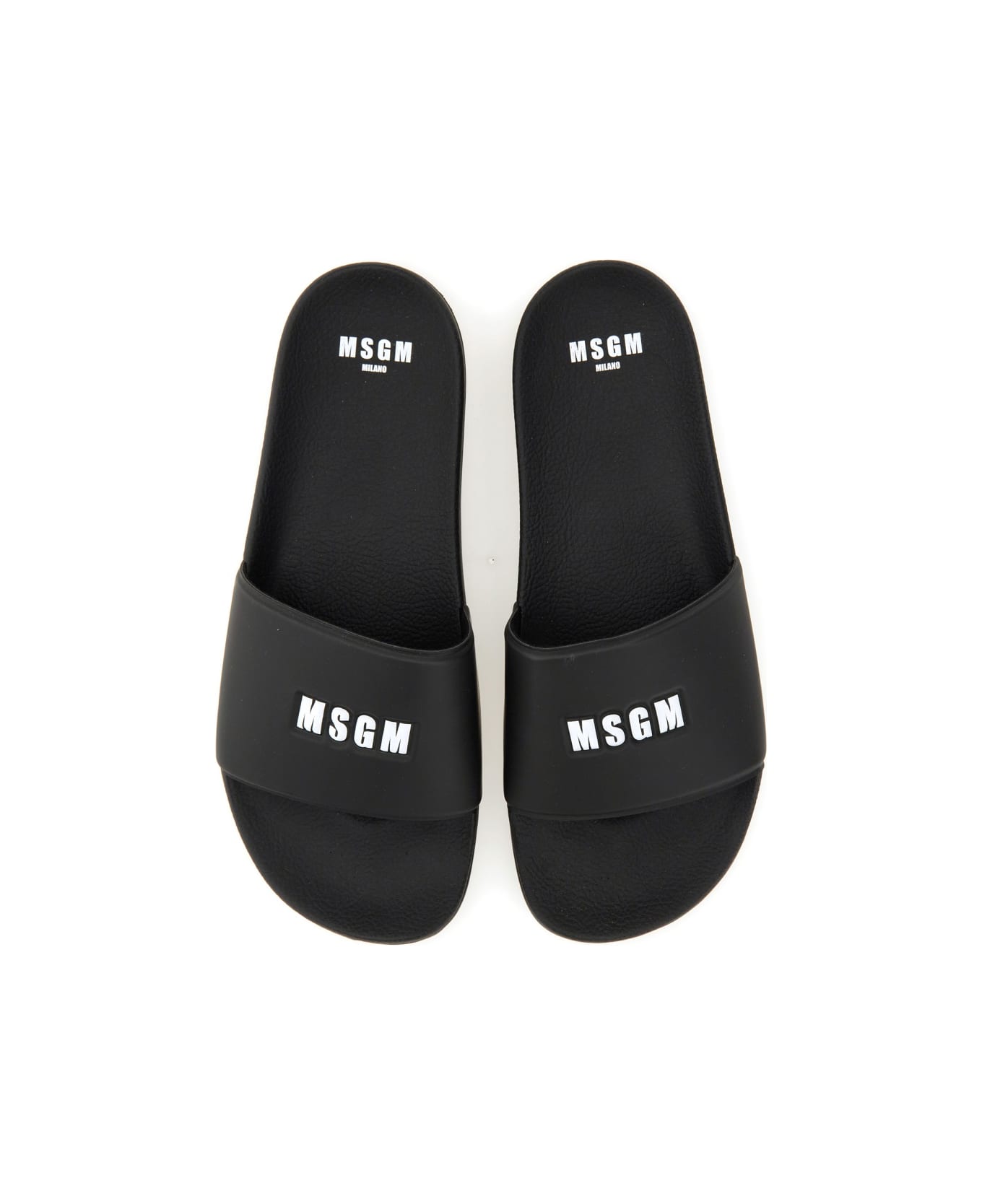 MSGM Slide Sandal - BLACK