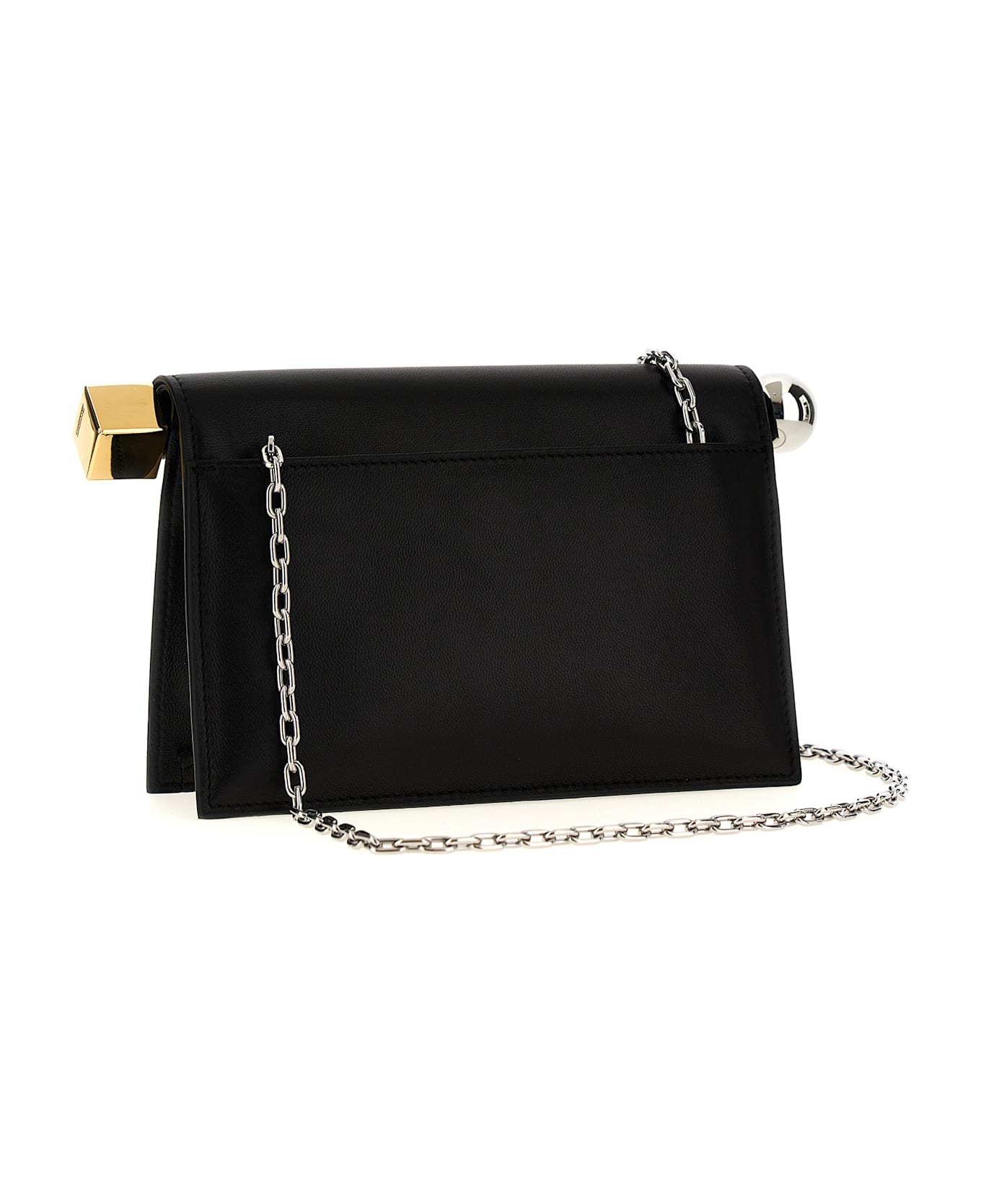 Jacquemus 
la Petite Pochette Rond Carré
 Clutch - Black  