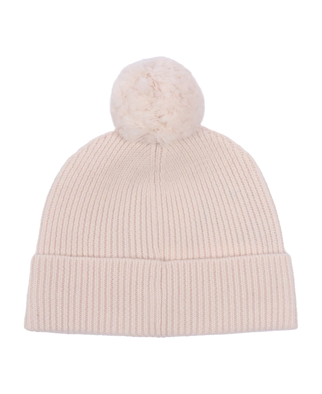 K-Way P. Vincienne Cardigan Stitch Cap - WHITE