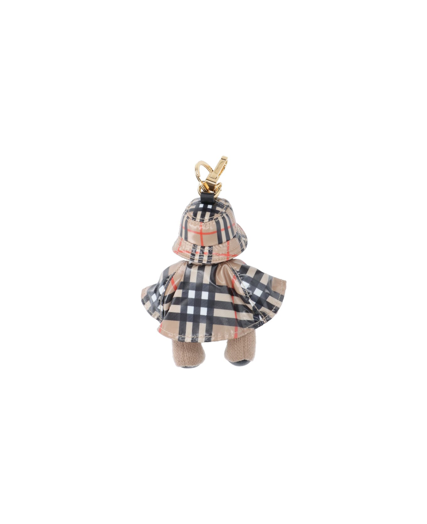 Burberry 
thomas
 Teddy Bear Keyring Charm - NEUTRALS