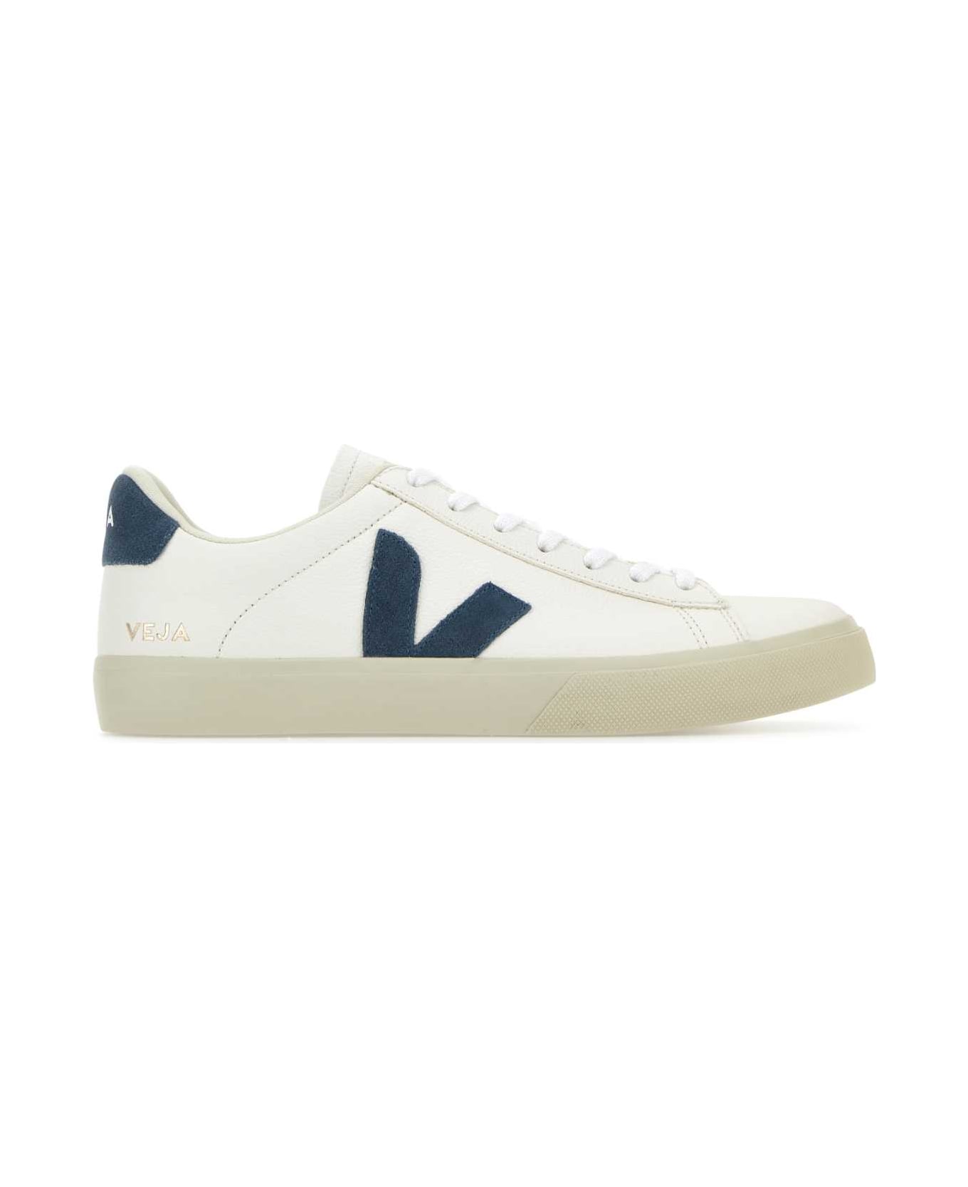 Veja White Chromefree Leather Campo Sneakers - EXTRAWHICALI