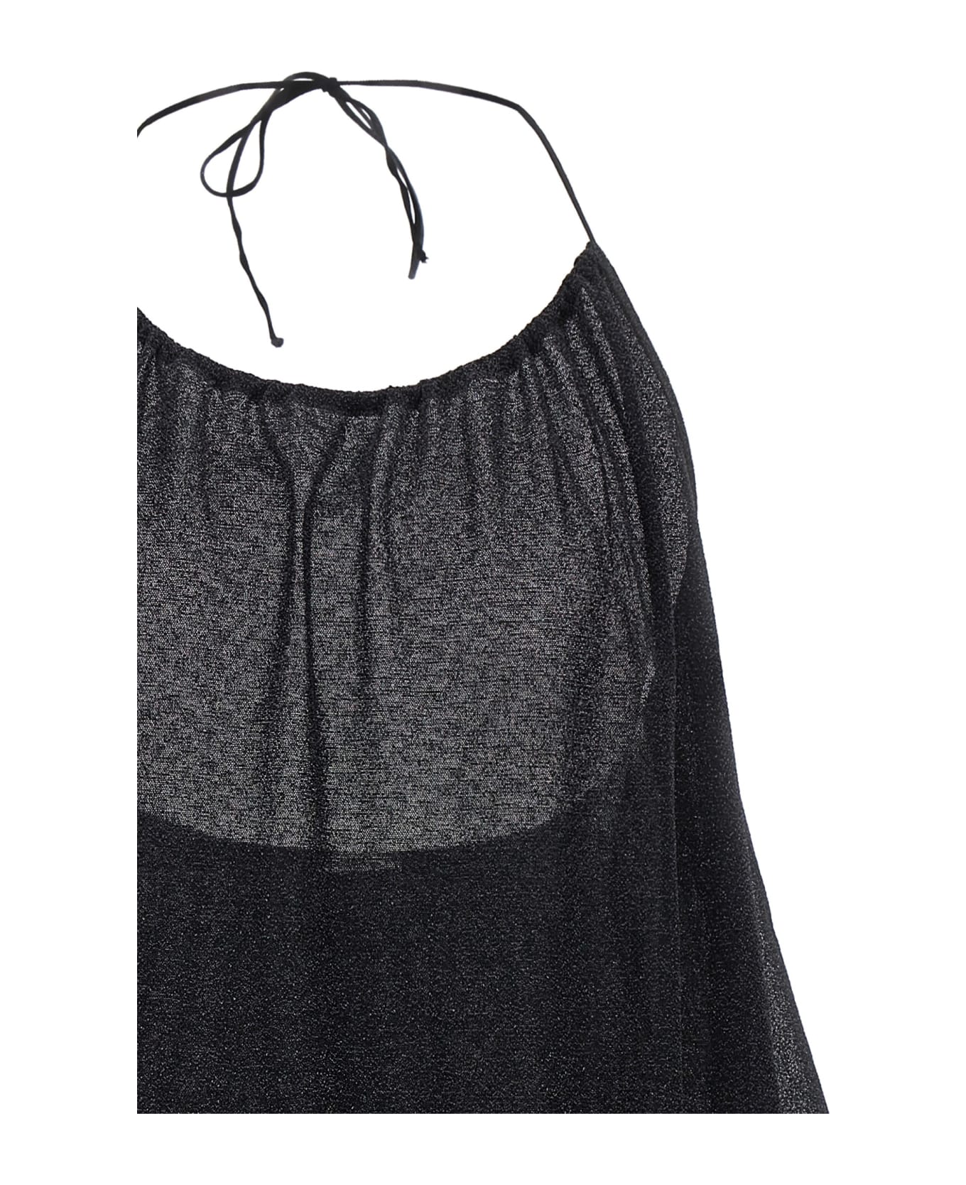 Oseree 'lumiere Plumage' Dress - Black  
