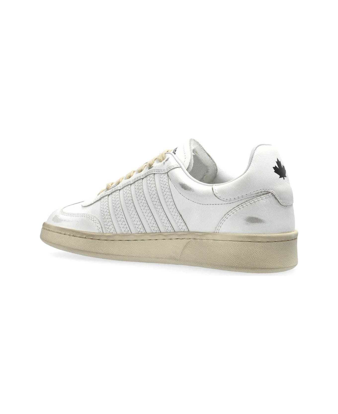 Dsquared2 Boxer White Sneakers - White