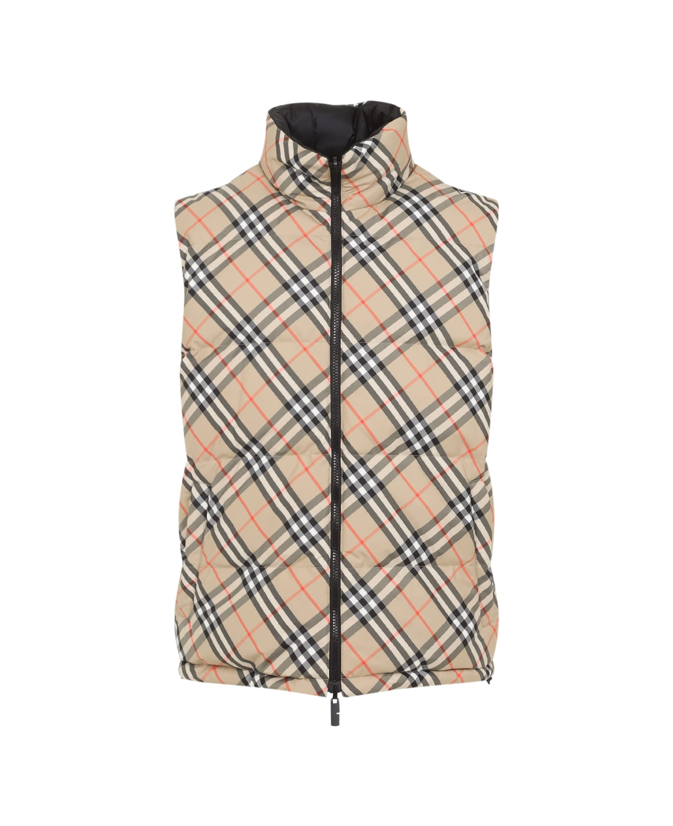 Burberry Snowhill Padded Gilet - Sand Ip Check