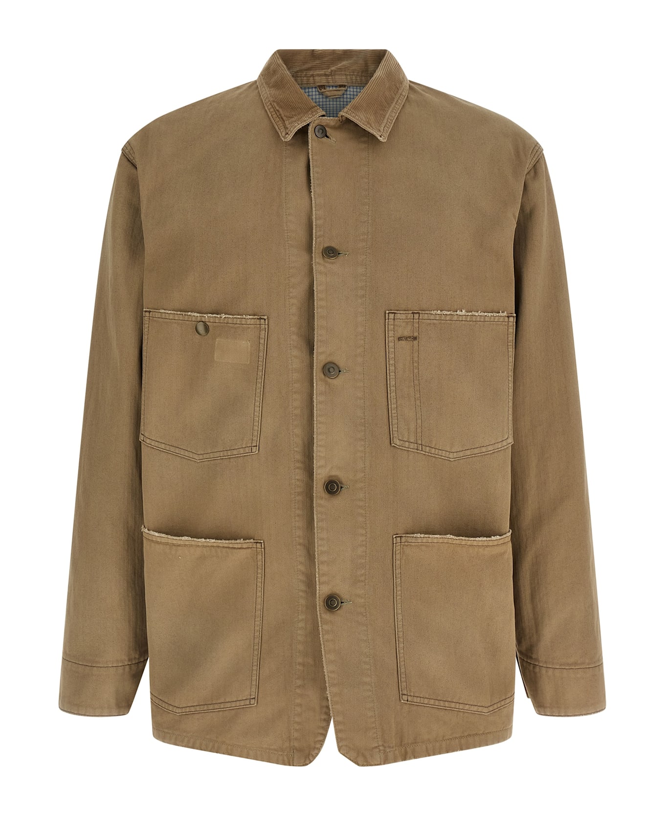 Maison Margiela Herringbone Jacket - NEUTRALS