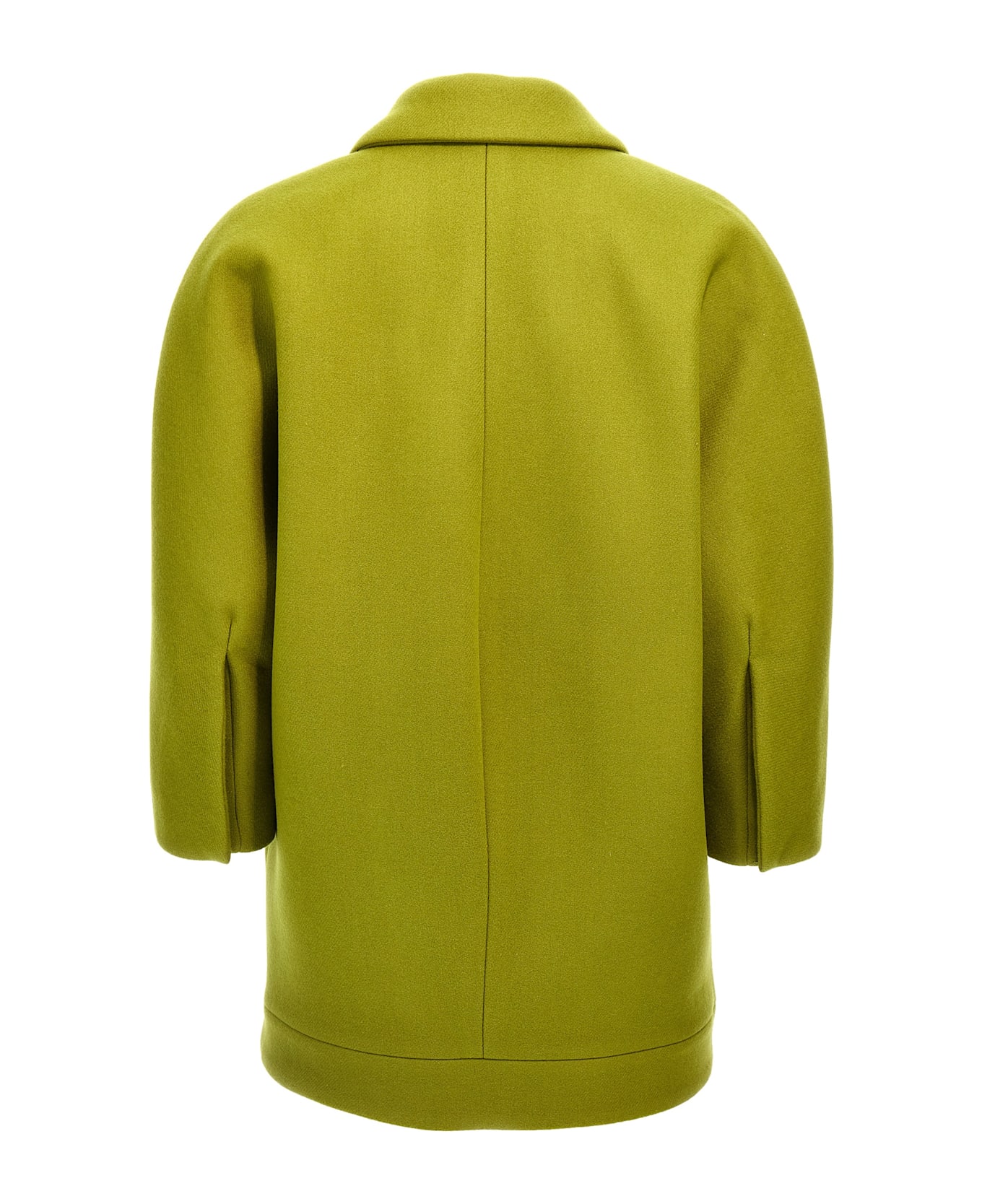 Gucci Batavia Wool Coat - PISTACCHIOMIX