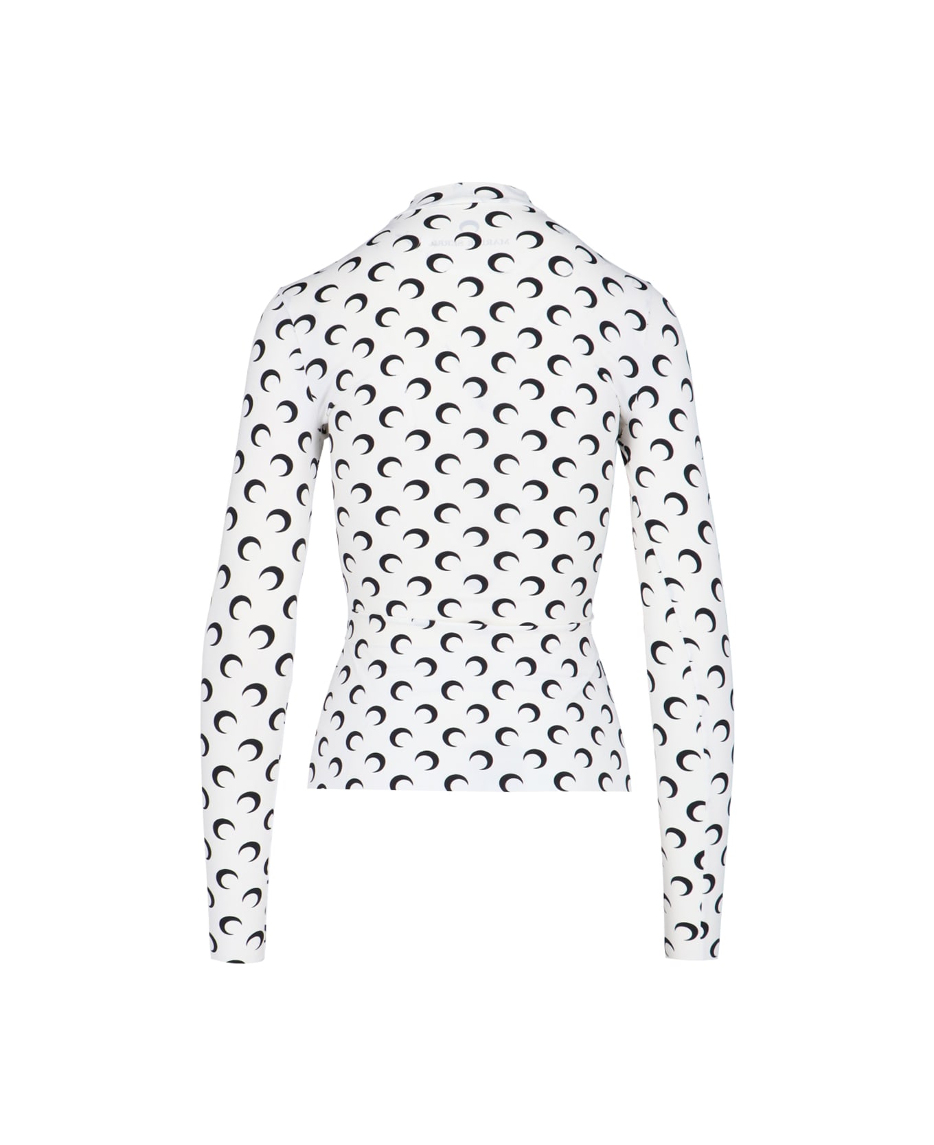 Marine Serre Top 'moon' - White