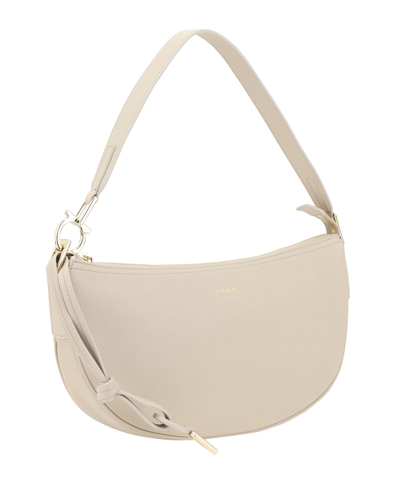 Ferragamo Hobo Shoulder Bag - BEIGE