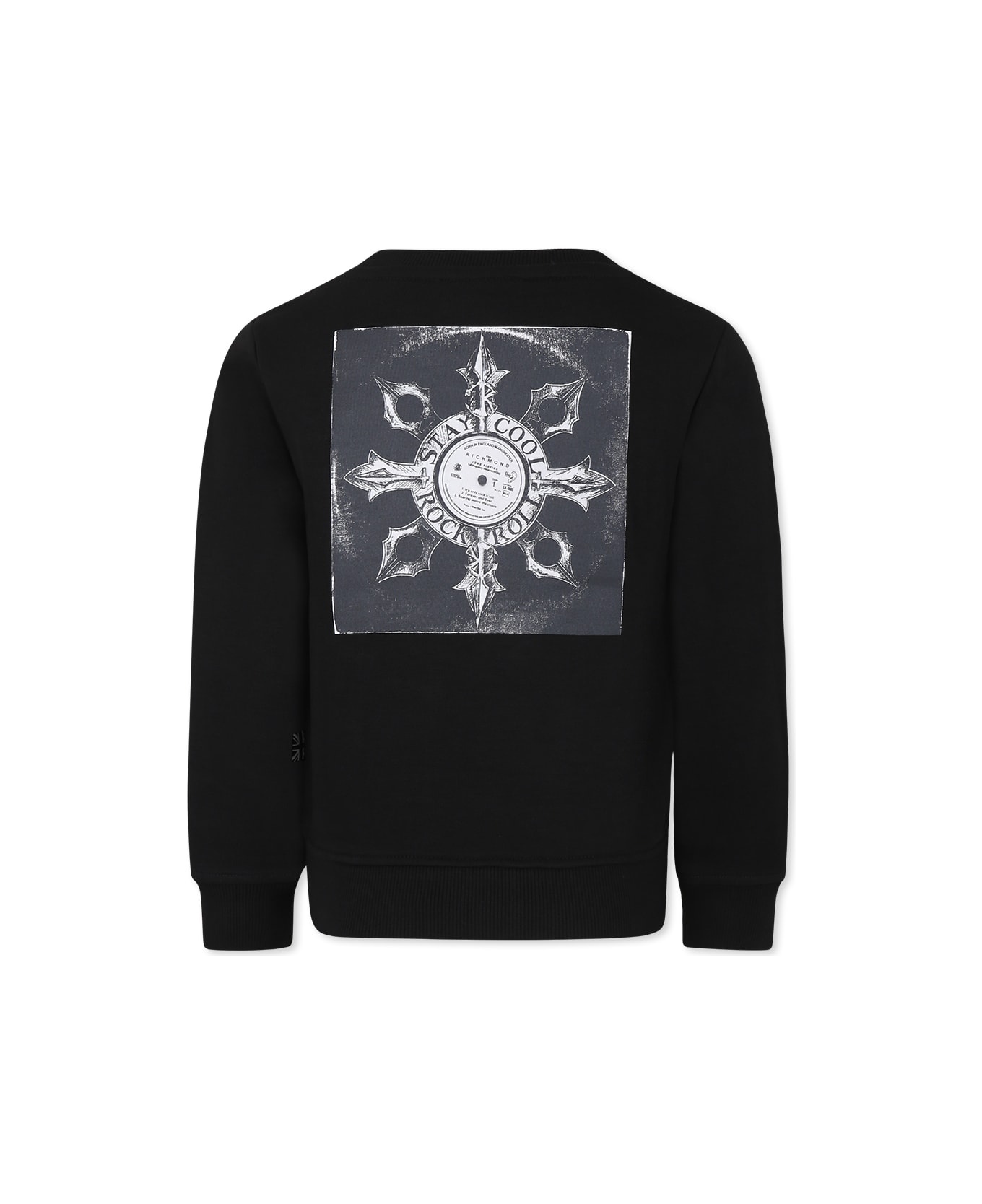 Richmond Black Sweatshirt For Boy - Black