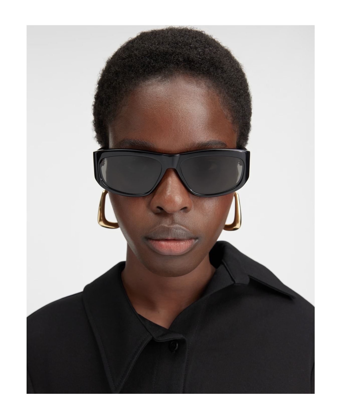 Jacquemus Pilota - Black Sunglasses - Black サングラス
