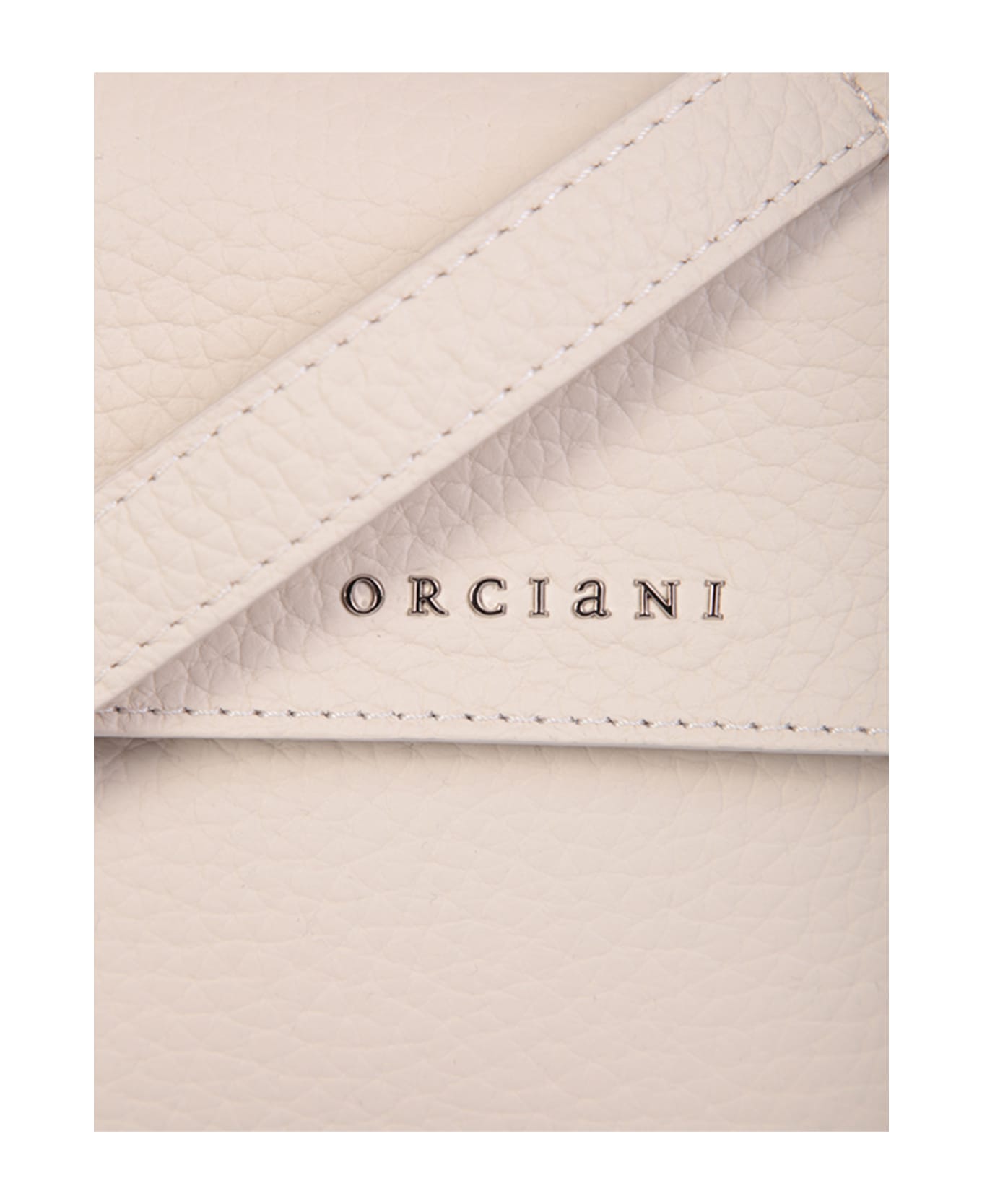 Orciani Ivory Sveva Soft Mini Bag - White