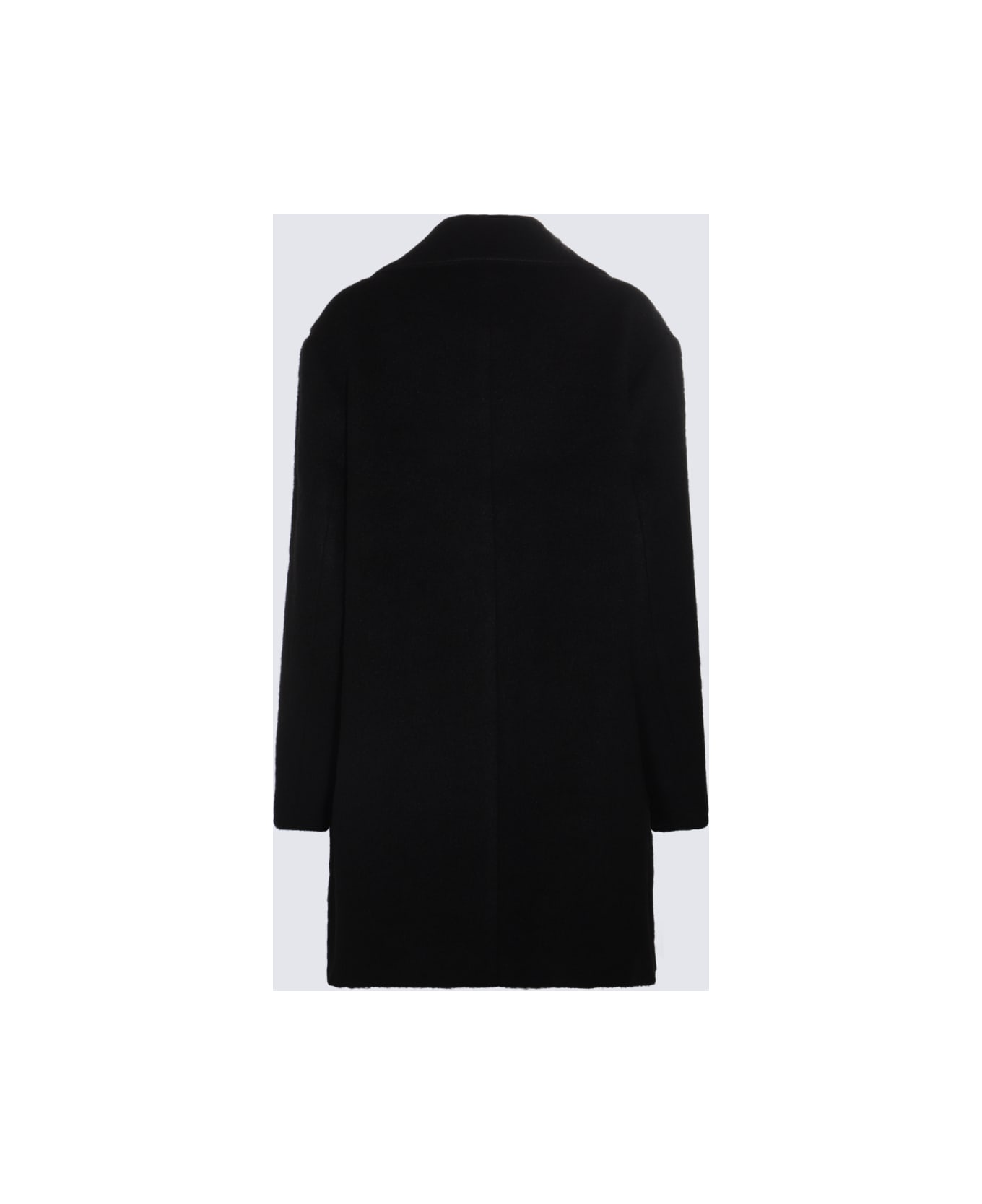Jil Sander Black Wool And Mohair Blend Coat - Black コート